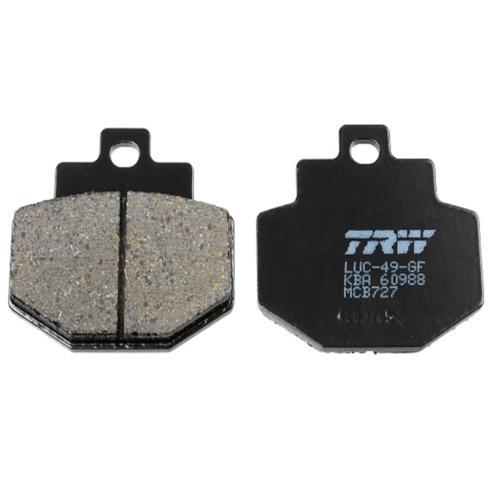 TRW MCB727 Bremsbeläge hinten für Piaggio Fly GTX Gilera Runner DNA Vespa GT GTS GTV Benelli