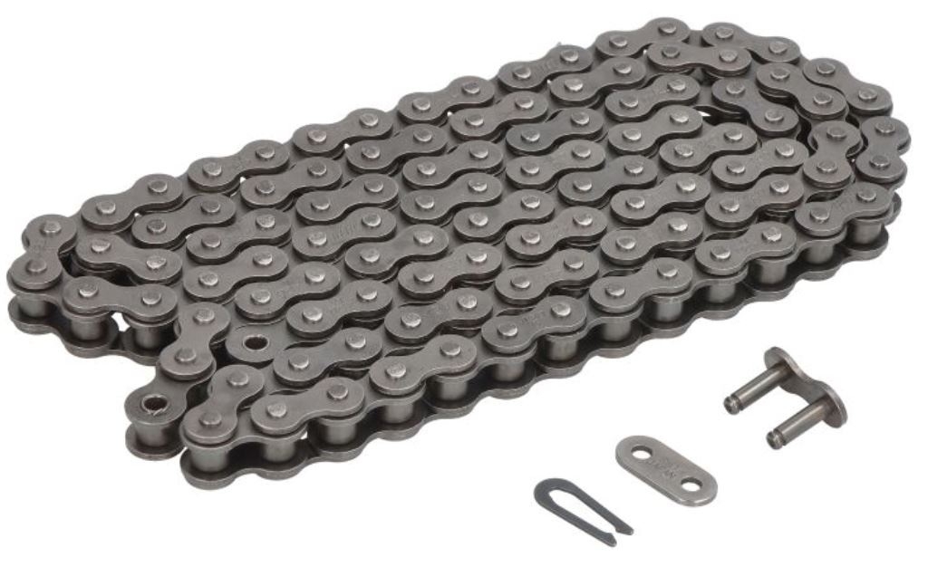 DID Motorrad Standard-Kette D 420 Teilung 134 Glieder offen mit Clipschloss
