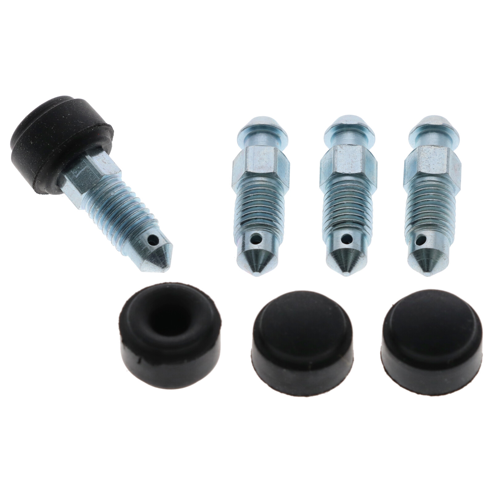 4x Quick Brake QB0053X-4 Bremssattel Entlüfterschraube Entlüftungsventile M7x1x25.7 mit Kappen