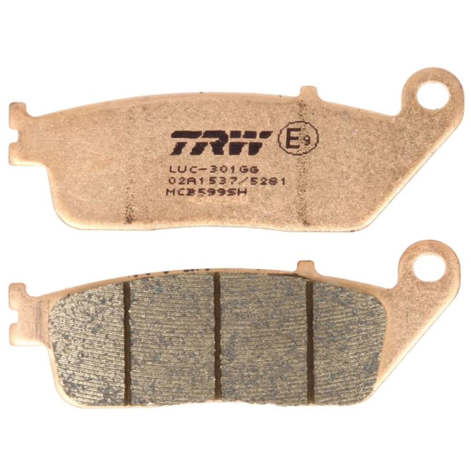 TRW MCB599SH Sintermetall Bremsbeläge hinten für Honda VFR750 F GL1500 C Valkyrie Triumph Victory