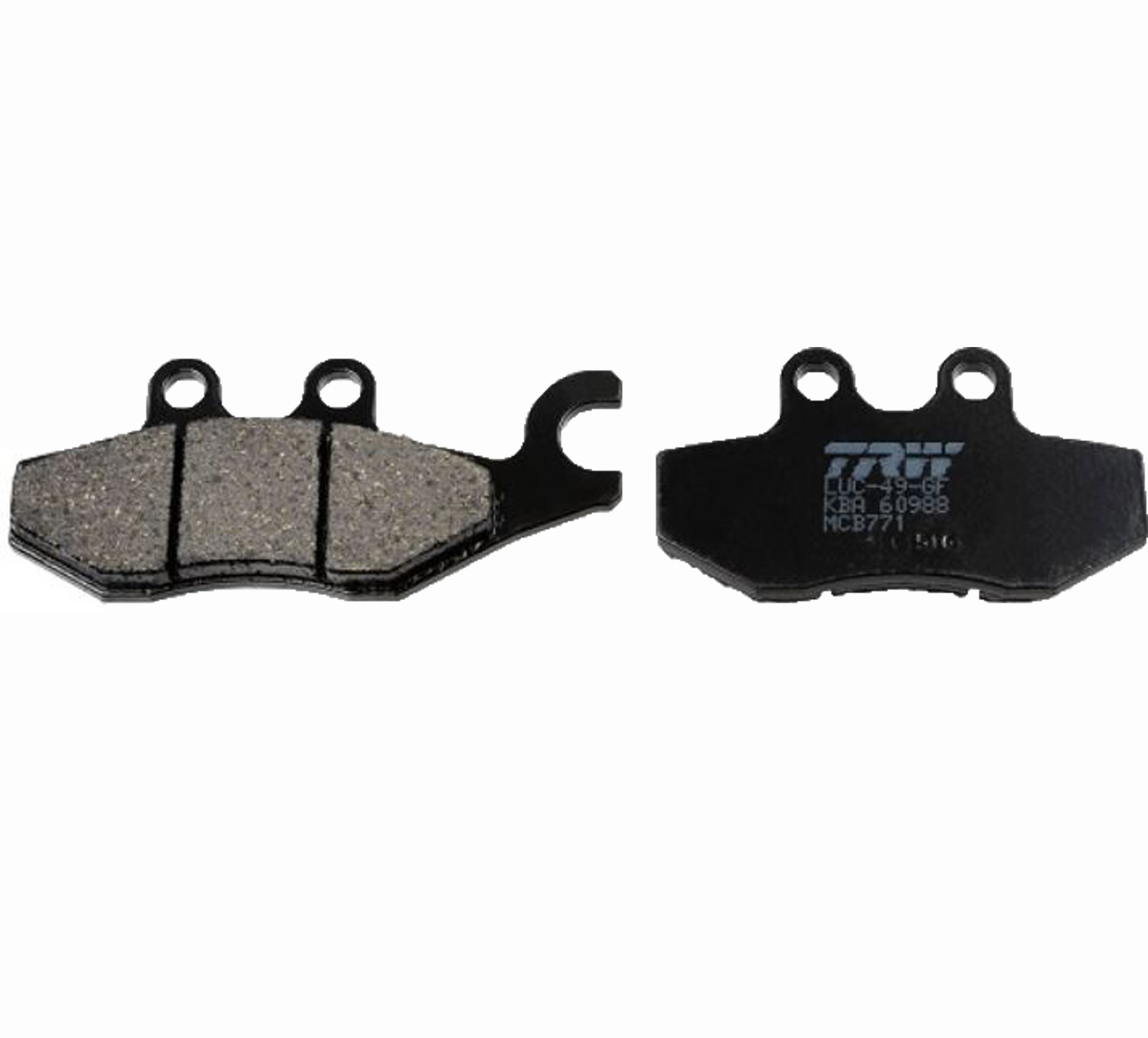 TRW Bremsbelagsatz für Piaggio MP3 125 250 RL LT 300 ERL LT RL Beläge vorne+hinten