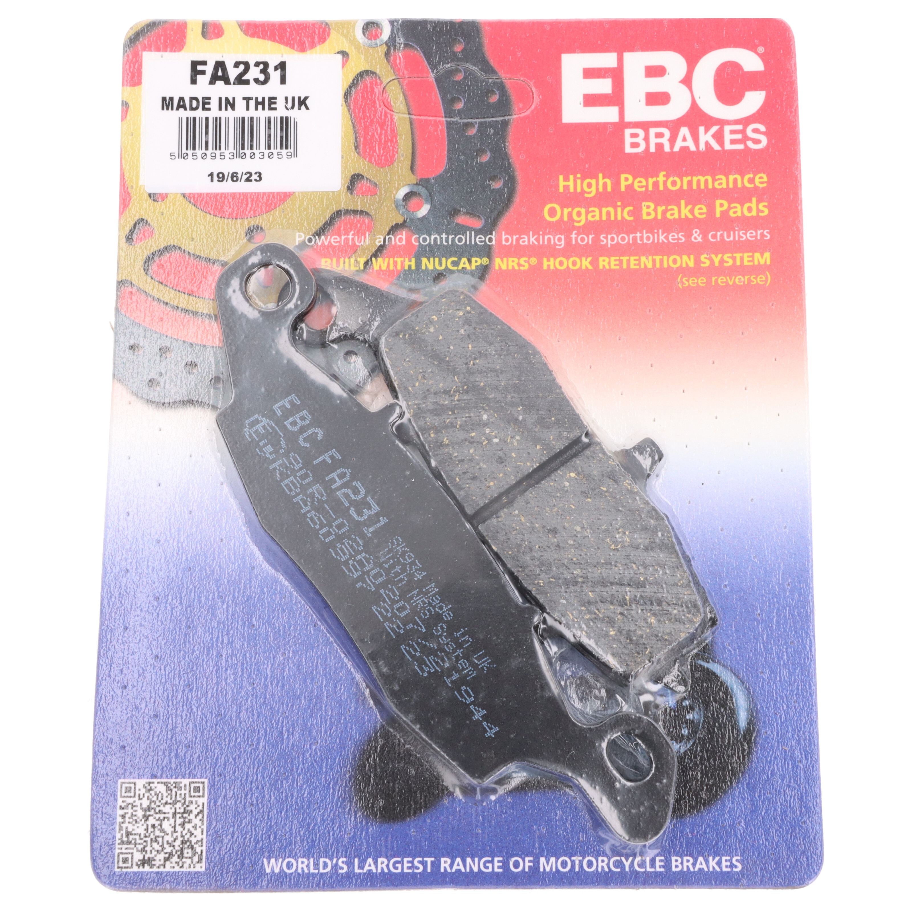 EBC Bremsbeläge FA231 für Kawasaki ZR GPZ W VN ZR-7 KLV ER-6N 6F KLE