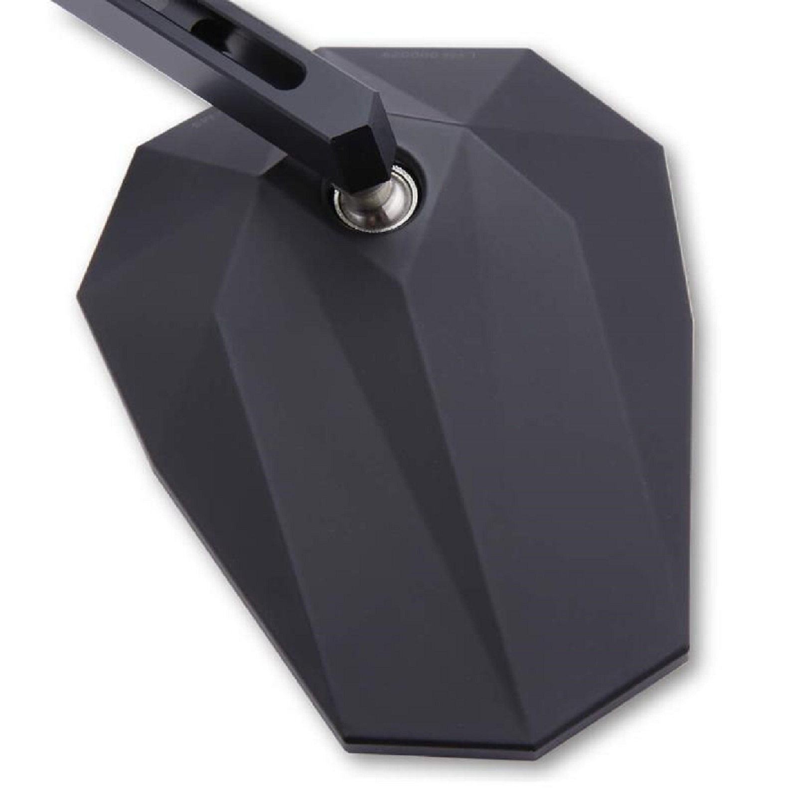 Spiegelpaar passt für viele Fahrzeuge aus Kunststoff in schwarz mit M10 Gewinde Beidseitig montierbar