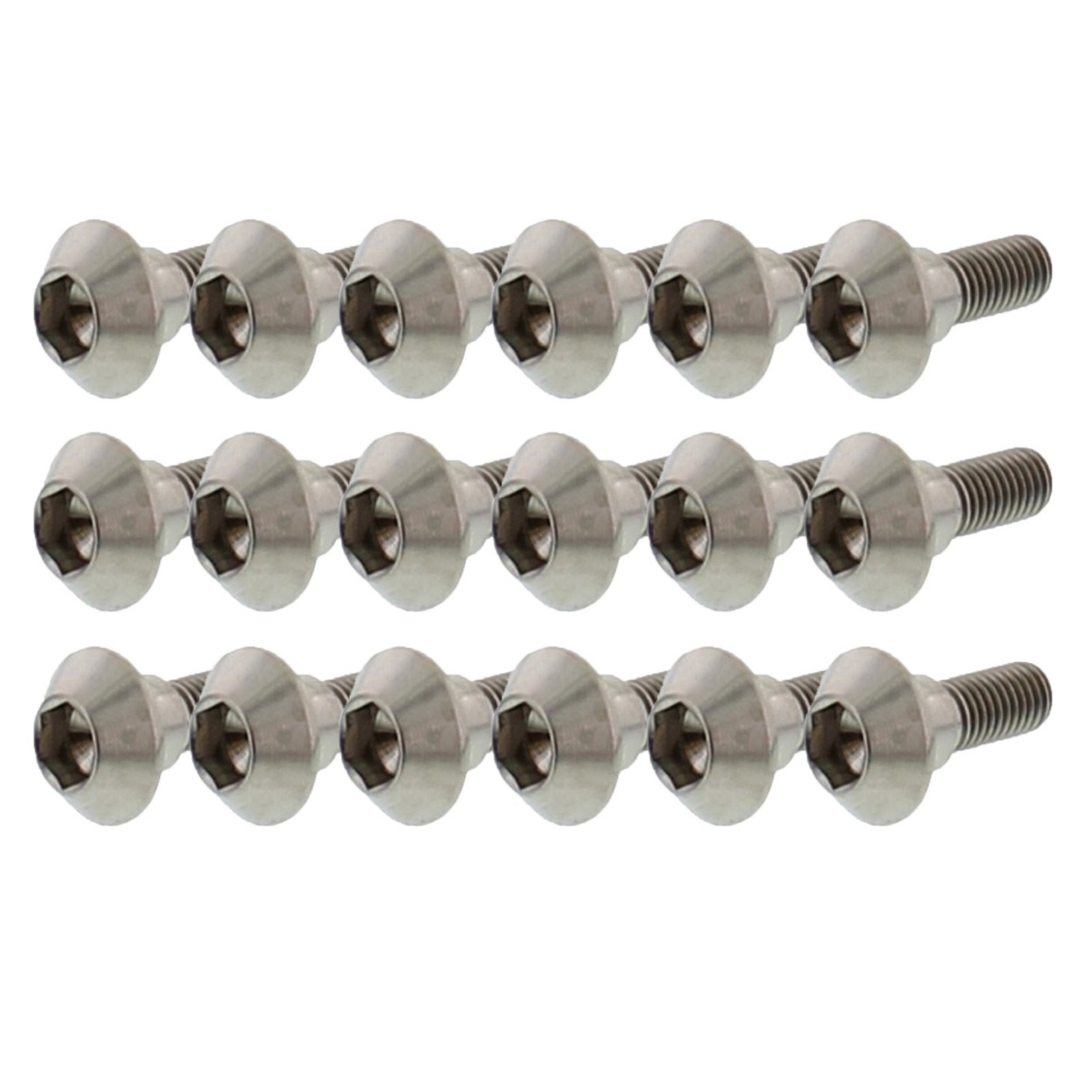 18x Pro Bolt Bremsscheiben-Schraube M6x1.0 mm 20 mm Schaftlänge