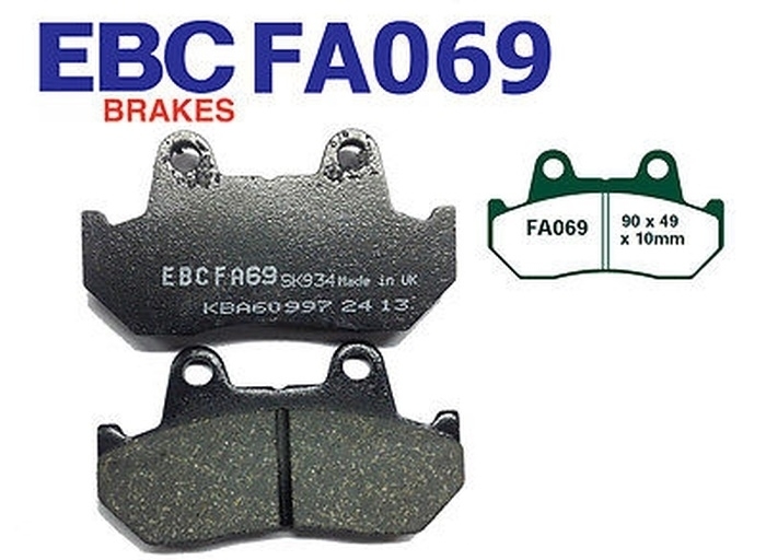 EBC Bremsbeläge FA069 für Honda CB NS CX FT GL VF XBR XL XLV