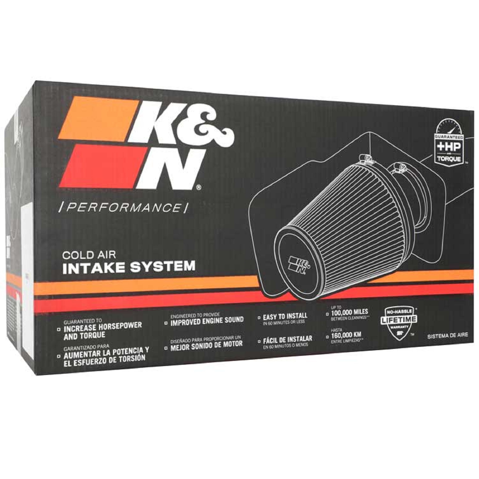 K&N Einlassfilter Performancekit für Dodge Jeep Grand Cherokee 6.4 V8 2012-2020