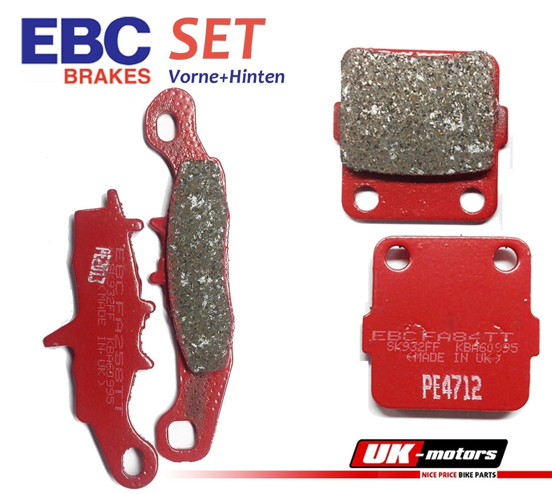EBC Bremsbelagsatz für Kawasaki KX85 KX 85 2001-2023 KX 80 vorne + hinten