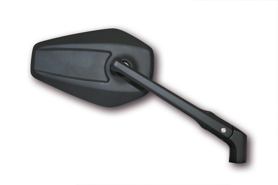 Spiegelpaar für viele Modelle M10 Rechtsgewinde BOOSTER 2 Aluminium schwarz