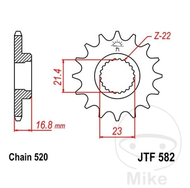 DID VX2 Kettensatz für Yamaha XJ 600 SN Diversion 1993-2003