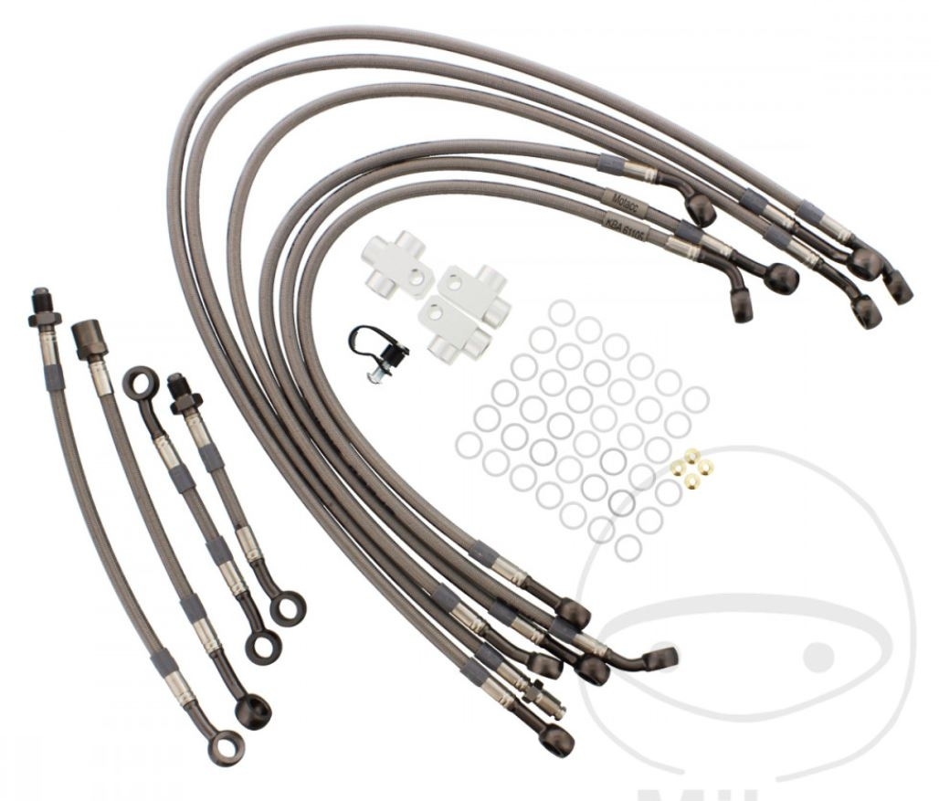 Stahlflex Bremsschlauch Kit für Honda XL 1000 V SD02B SD02A VA SD02C SD02D