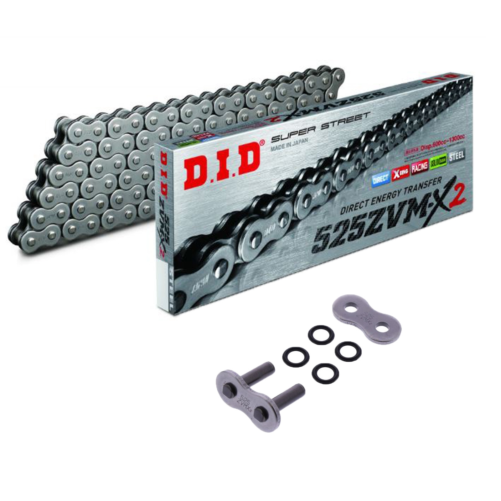 DID ZVMX2 Kettensatz verstärkt für Yamaha FZ8 Fazer 2010-2016 Kette Ritzel Kettenrad