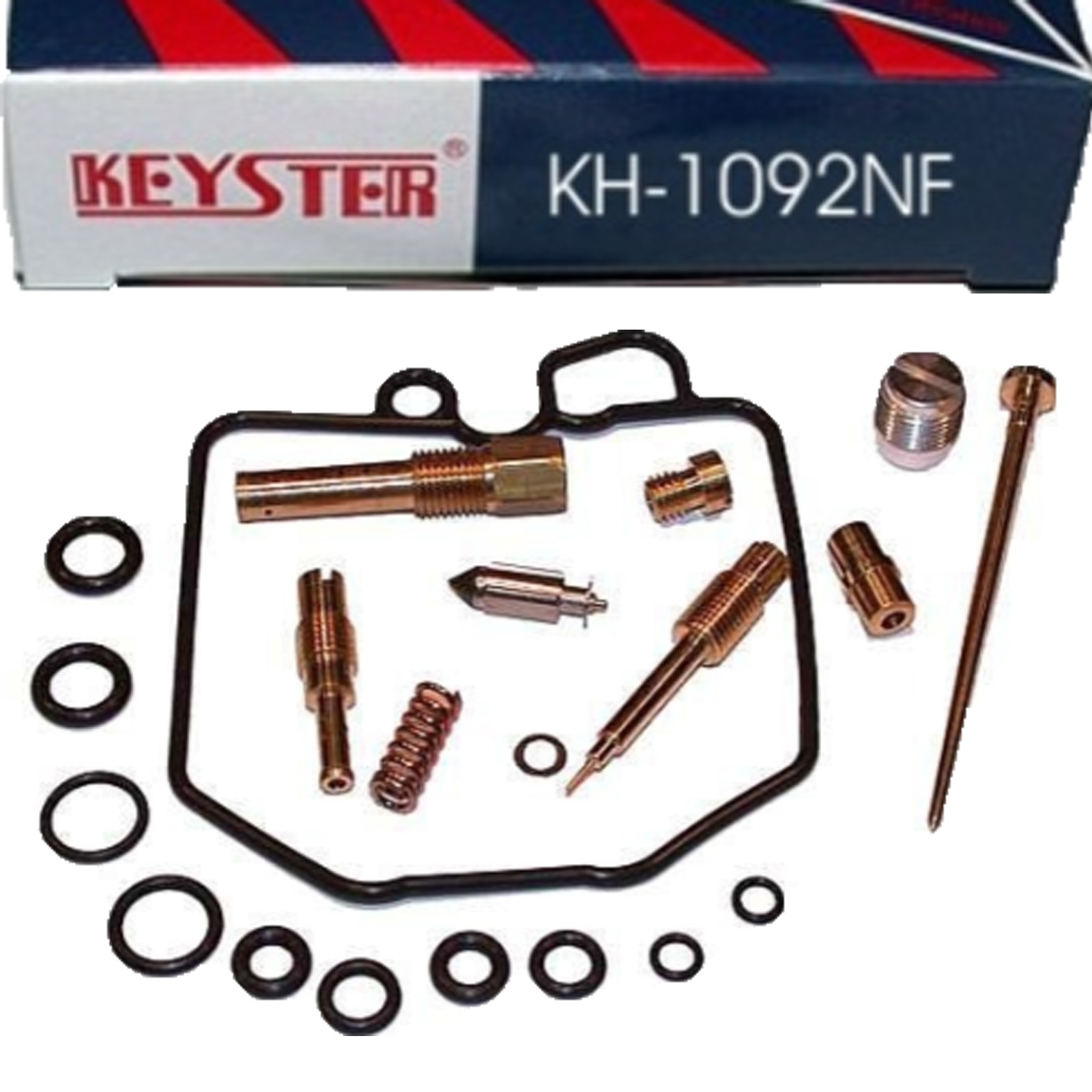 4x Keyster Vergaser-Reparatursatz für Honda CB650F CB650 Custom RC05 RC08