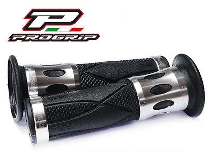 Progrip Griffgummis 728.12 schwarz / Silber / ALU
