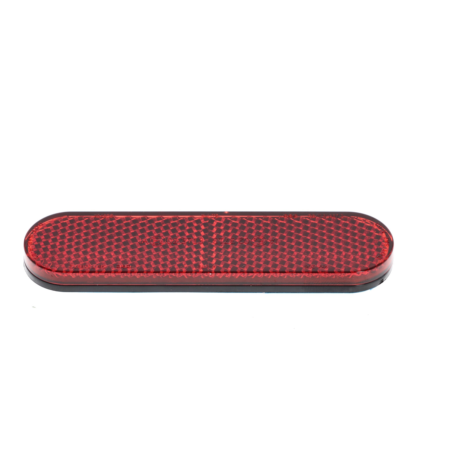 Rückstrahler Katzenauge Reflektor, selbstklebende Folie, E-geprüft, 96x24x8mm