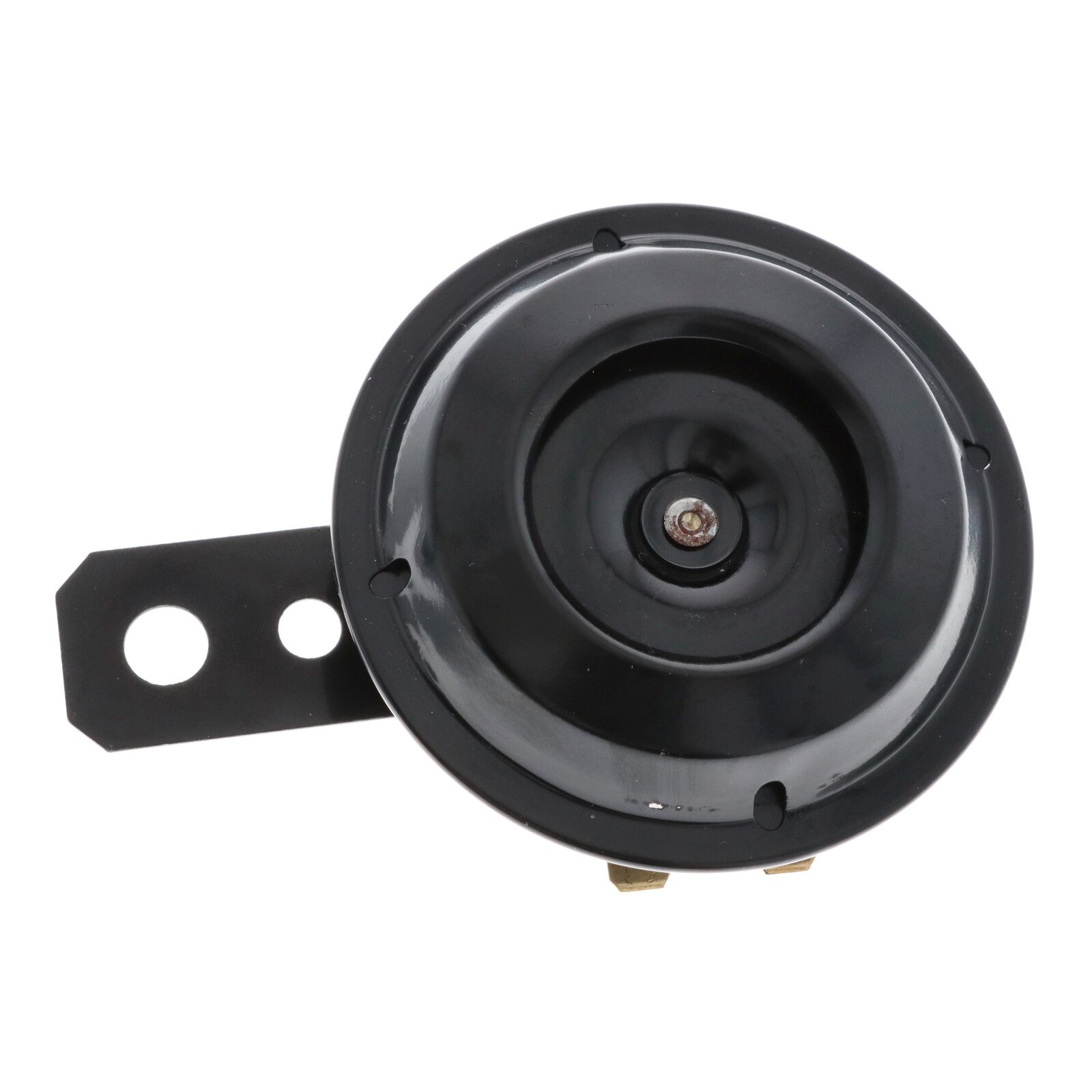 Horn Hupe 6V schwarz für Motorrad Quad ATV Roller Mofa Moped 70 mm Metallhupe