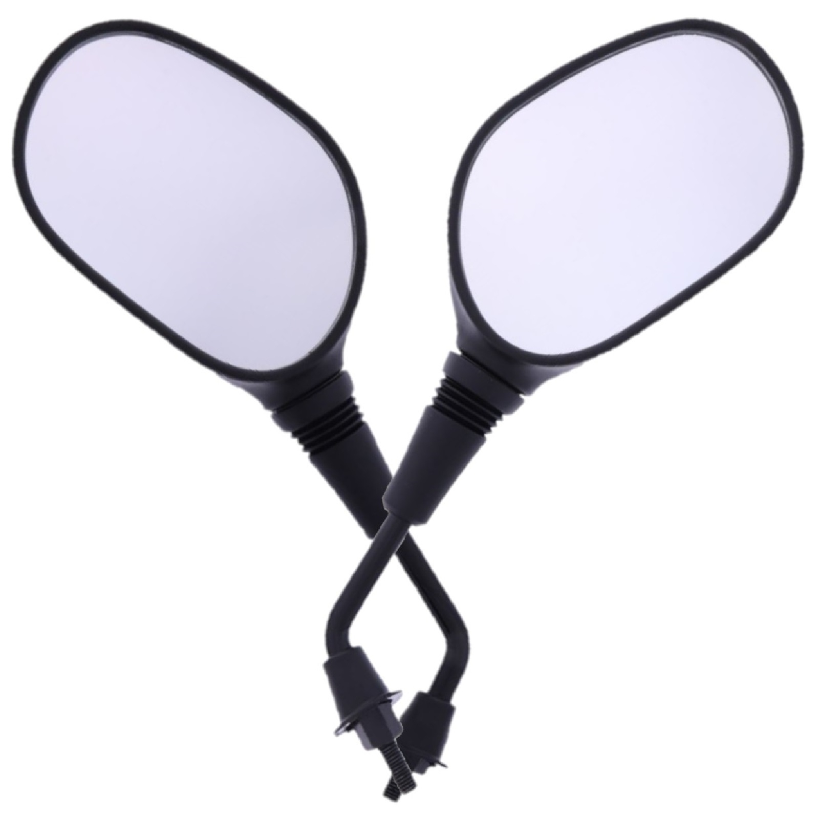 Spiegelpaar für Rieju Toreo 50 4T 2007-2008 aus Kunststoff in schwarz mit M8 Rechtsgewinde e-geprüft