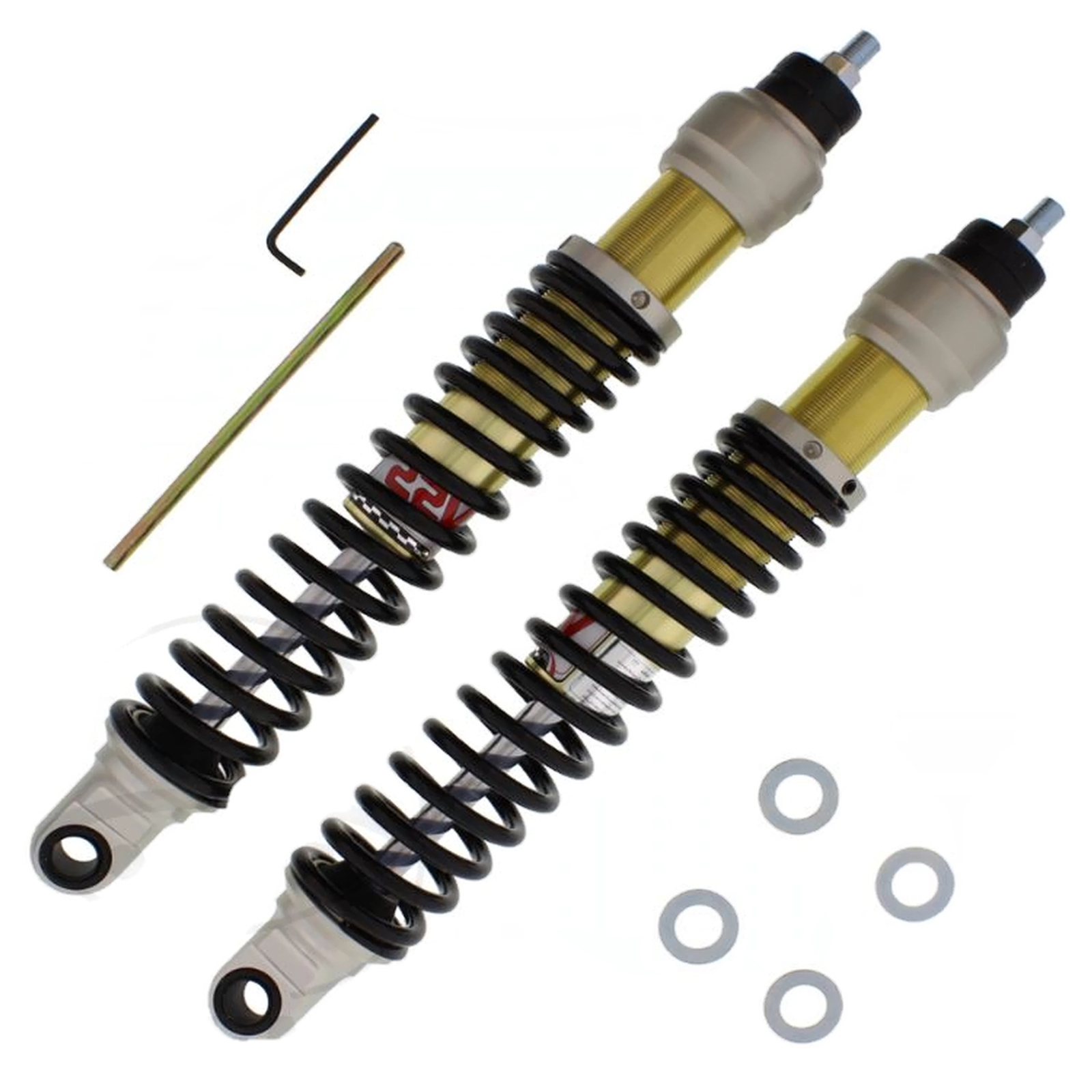 YSS TE302-340T-02AL-38 Stoßdämpfer Federbeine hinten für Vespa GTS125 2007-2016 GTS150 GTS250 GTS300 GT125