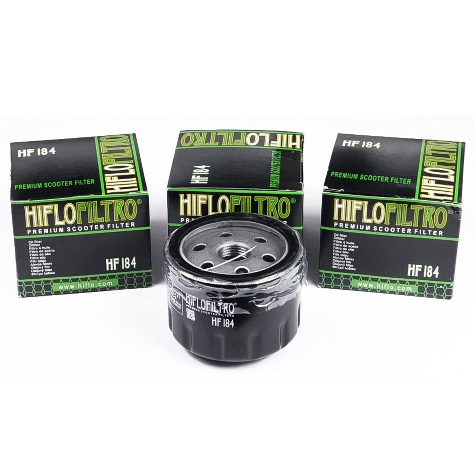 3x Hiflo Ölfilter für Aprilia Peugeot Geopolis Satelis Piaggio MP3 Gilera Laverda Malaguti Spidermax