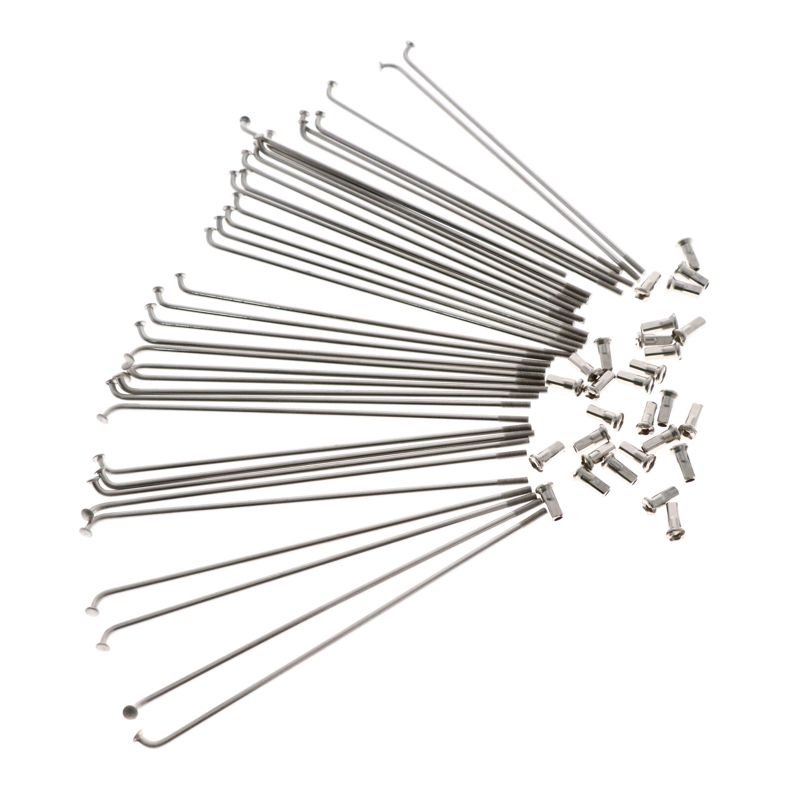 36x Speichen 145 mm Nippel verchromt für Jawa 50 21 20 Mustang 23P Speichensatz