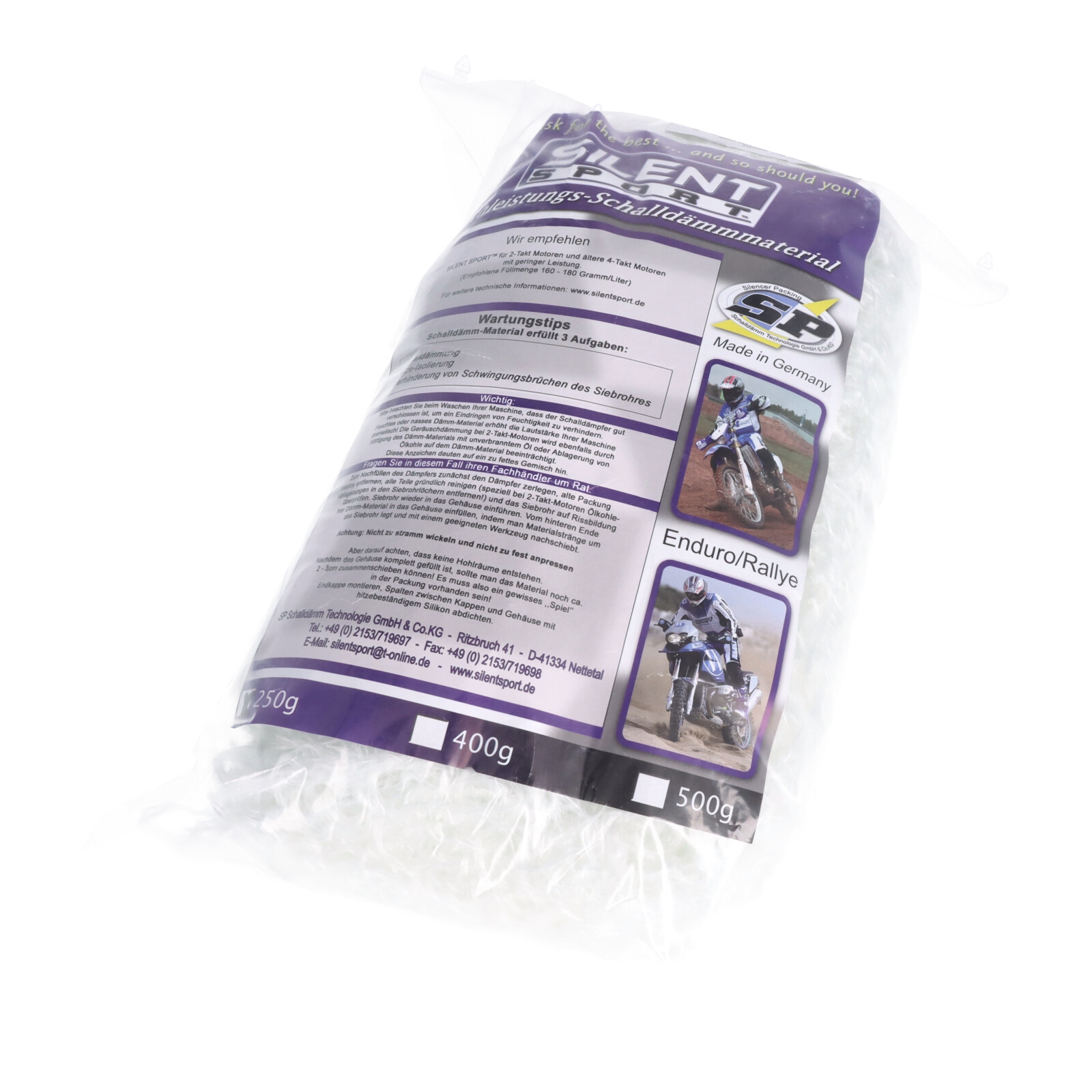 Silent Sport™ Dämmmaterial / Dämmwolle Auspuff
