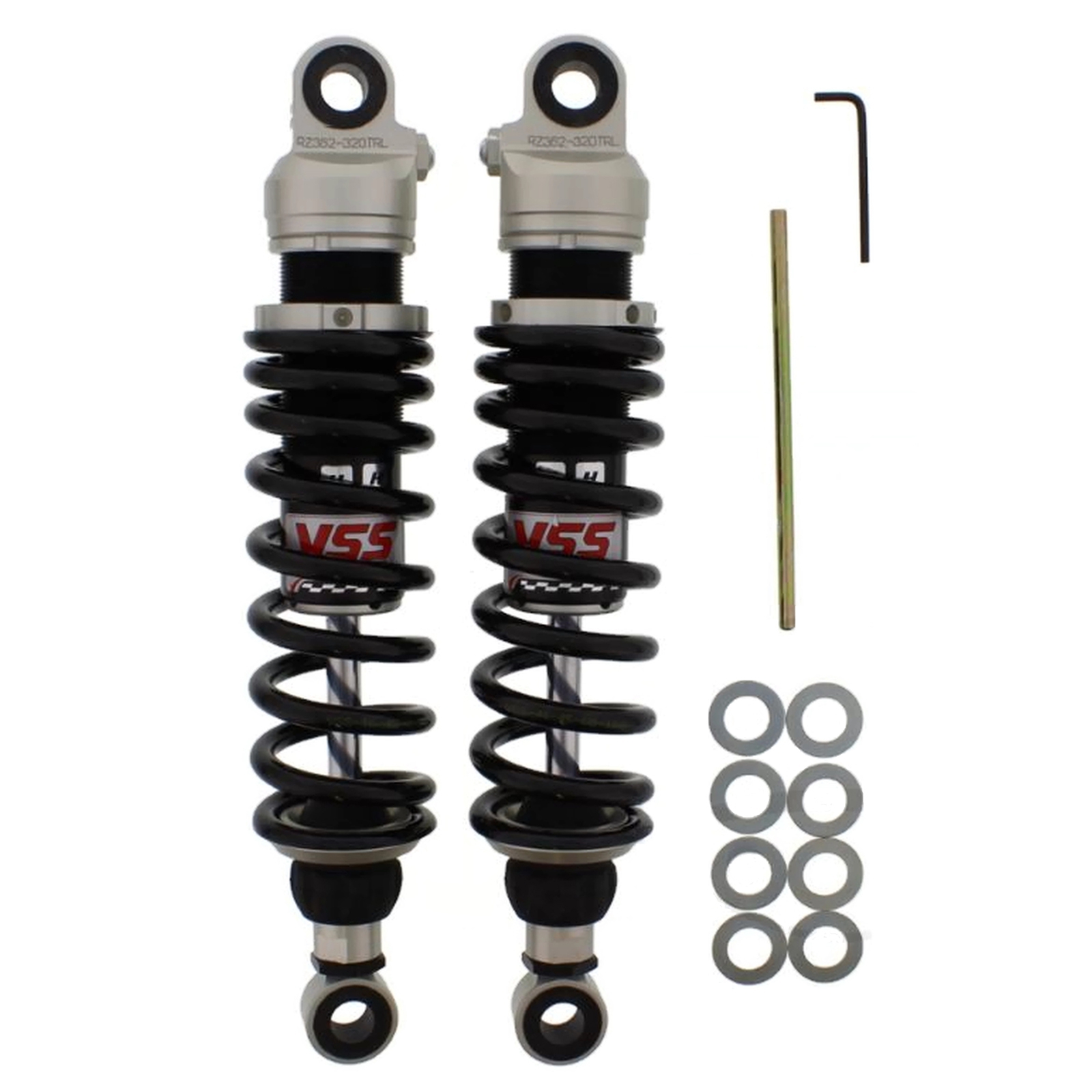 YSS RZ362-320TRL-50-88 Stoßdämpfer Stereo hinten für Triumph Rocket 2300 III 2004 - 2012 C23XB SMTTLC