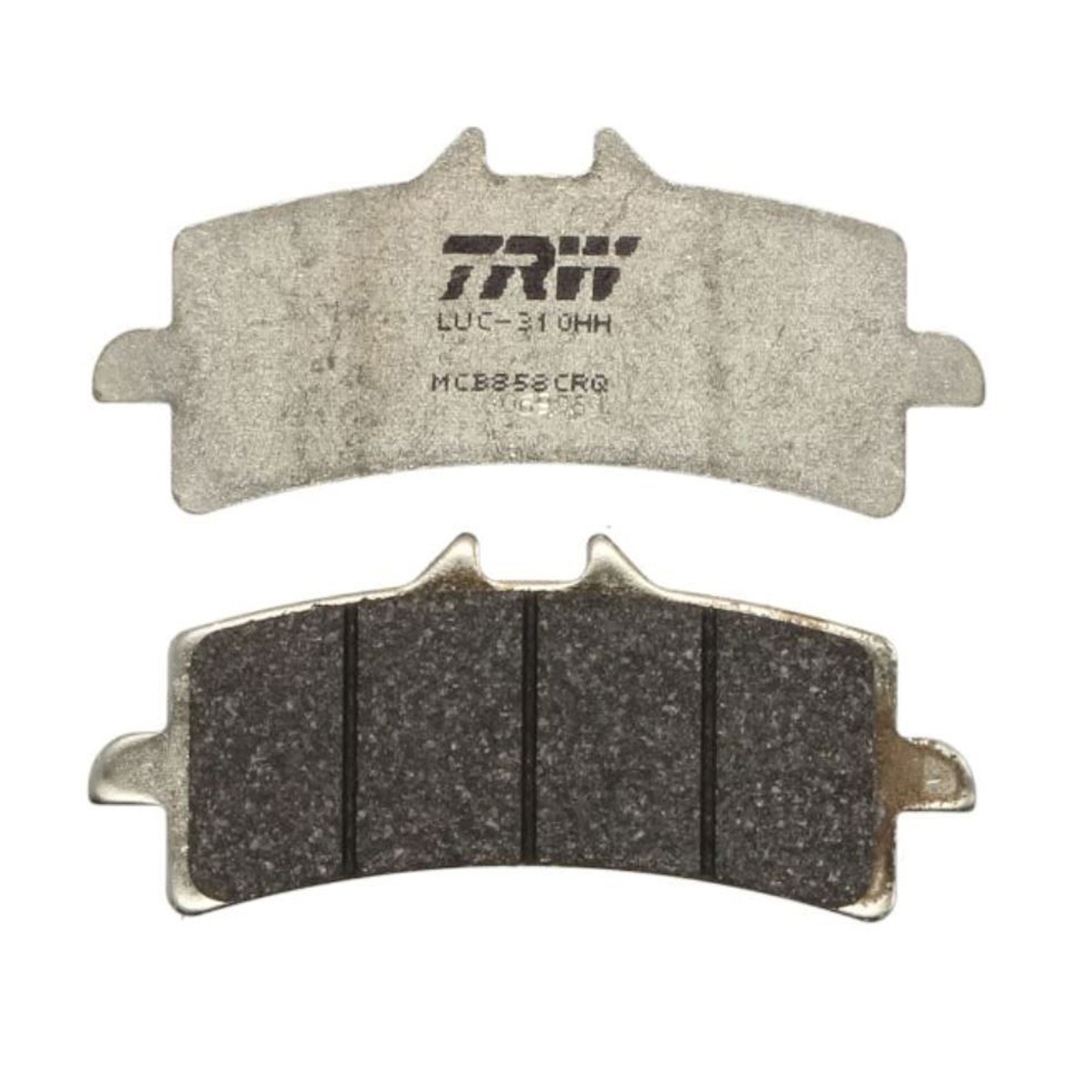 TRW MCB858CRQ Carbon Bremsbelagsatz vorne für BMW R1200 HP4 Aprilia RSV4 Ducati Triumph Speed Triple