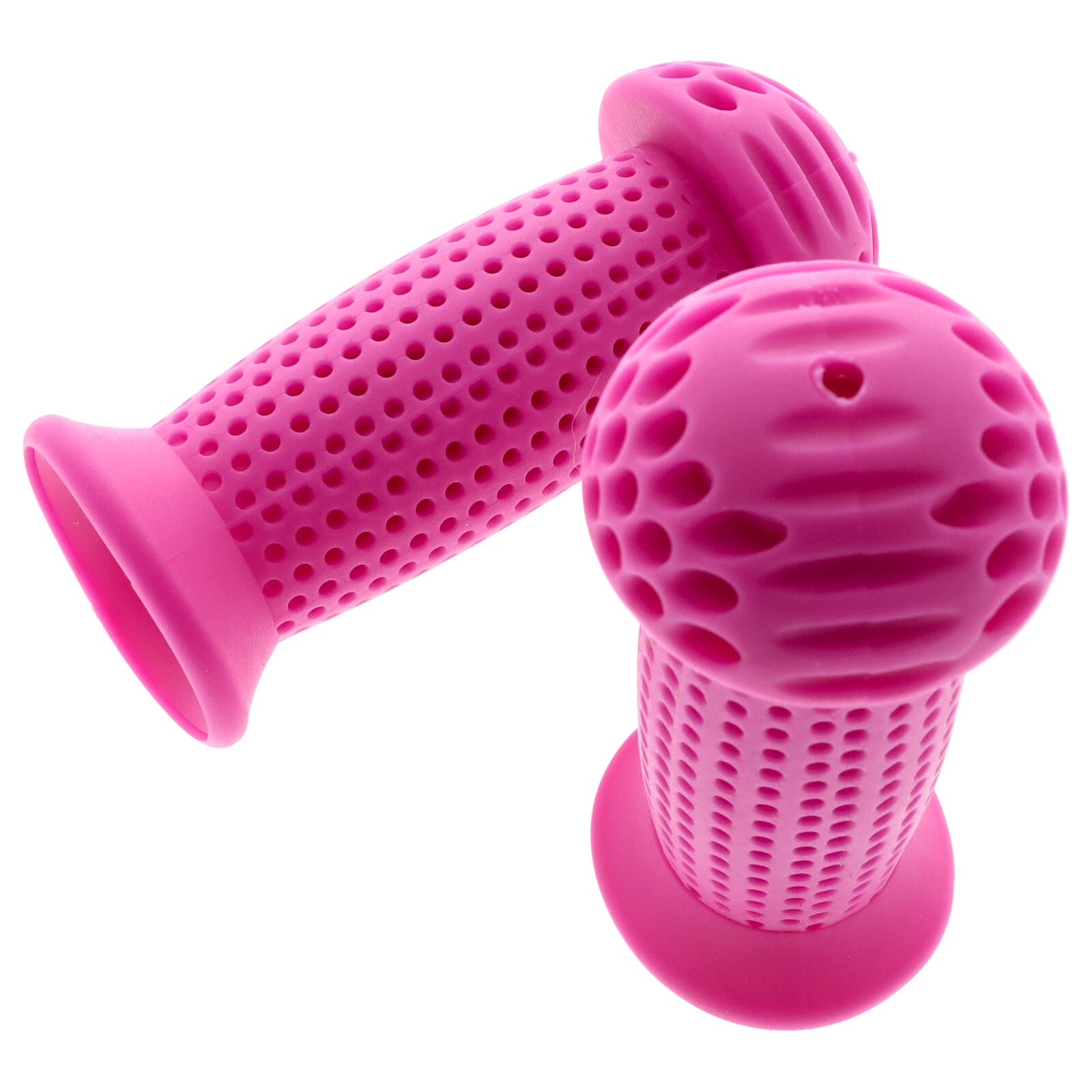 Kinderfahrrad Griffe Griffgummis Rosa universal Länge 95mm Lenkergummi Gummigriffe