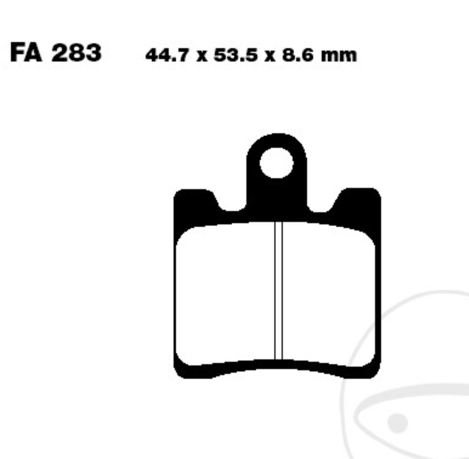 EBC Bremsbeläge SFAC283/4 für Suzuki AN 250 400 Burgmann S BW1121