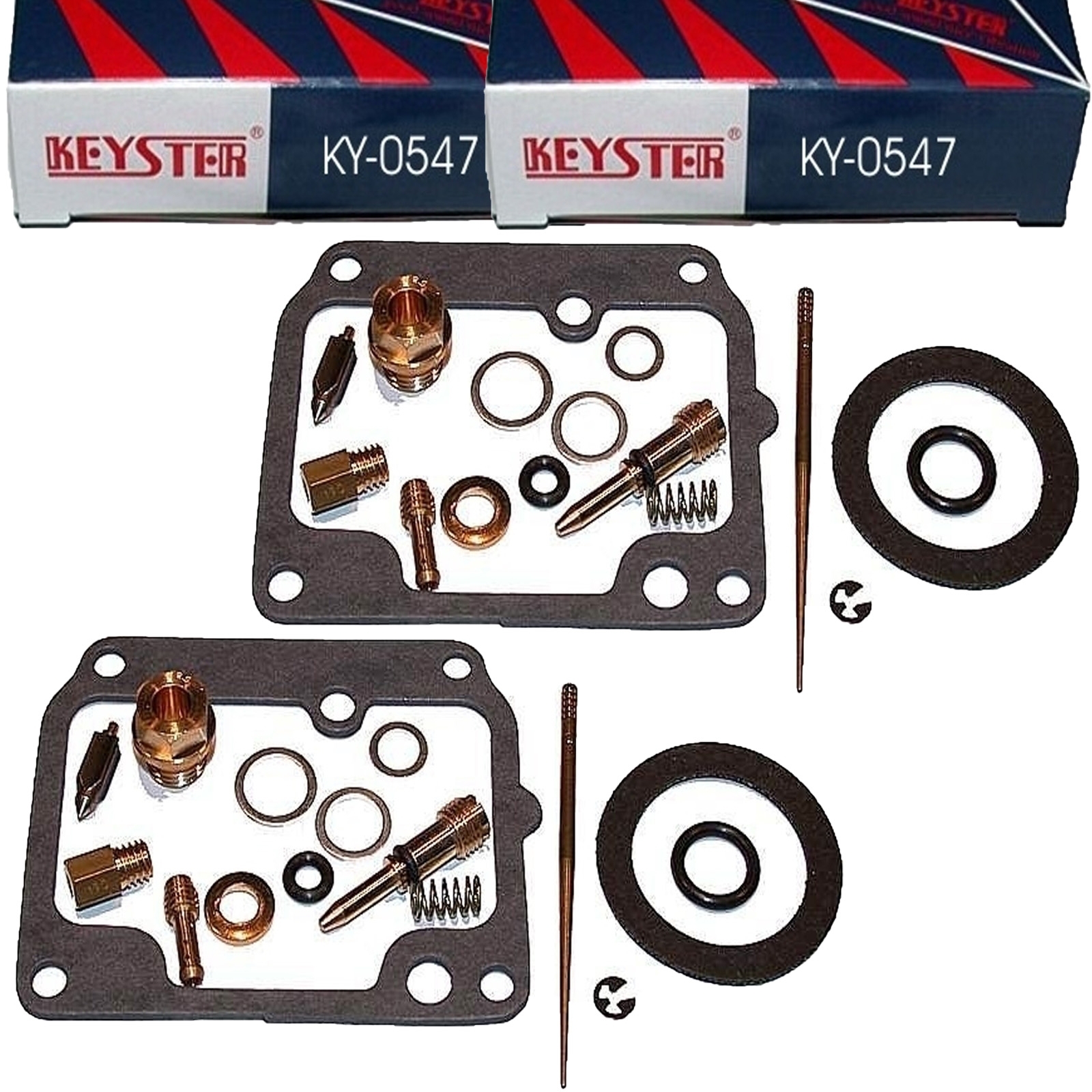 2x Keyster KY-0547 Vergaser Reparatursatz für Yamaha RD 250 1978 - 1979 Typ 1A2