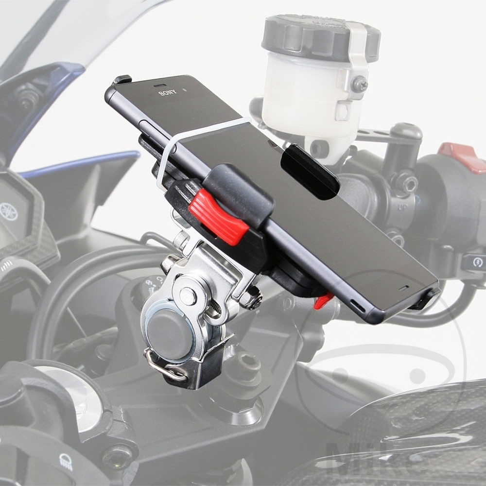 Daytona Halter Smartphone mit 22-29 mm Handyhalter mit Schnellspanner Quick-Release