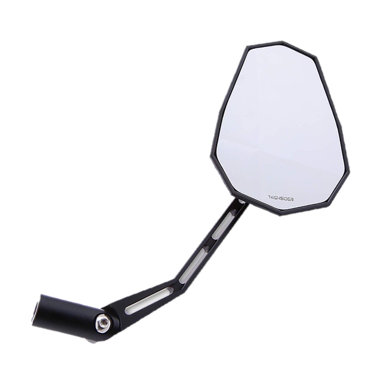 Spiegelpaar passt für viele Fahrzeuge aus Kunststoff in schwarz mit M10 Gewinde Beidseitig montierbar