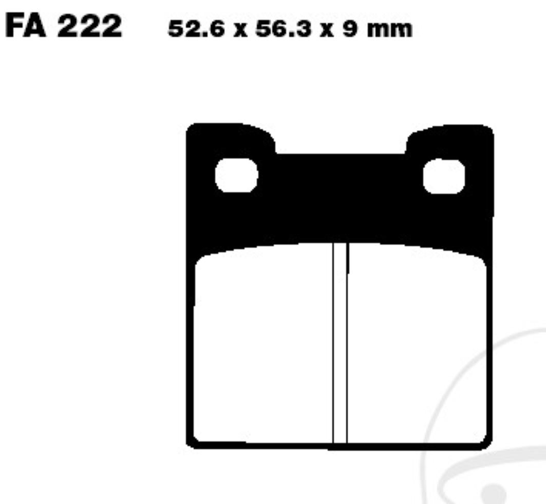 EBC Bremsbeläge FA222 für Suzuki RF 900 R GT73B 1994-1995