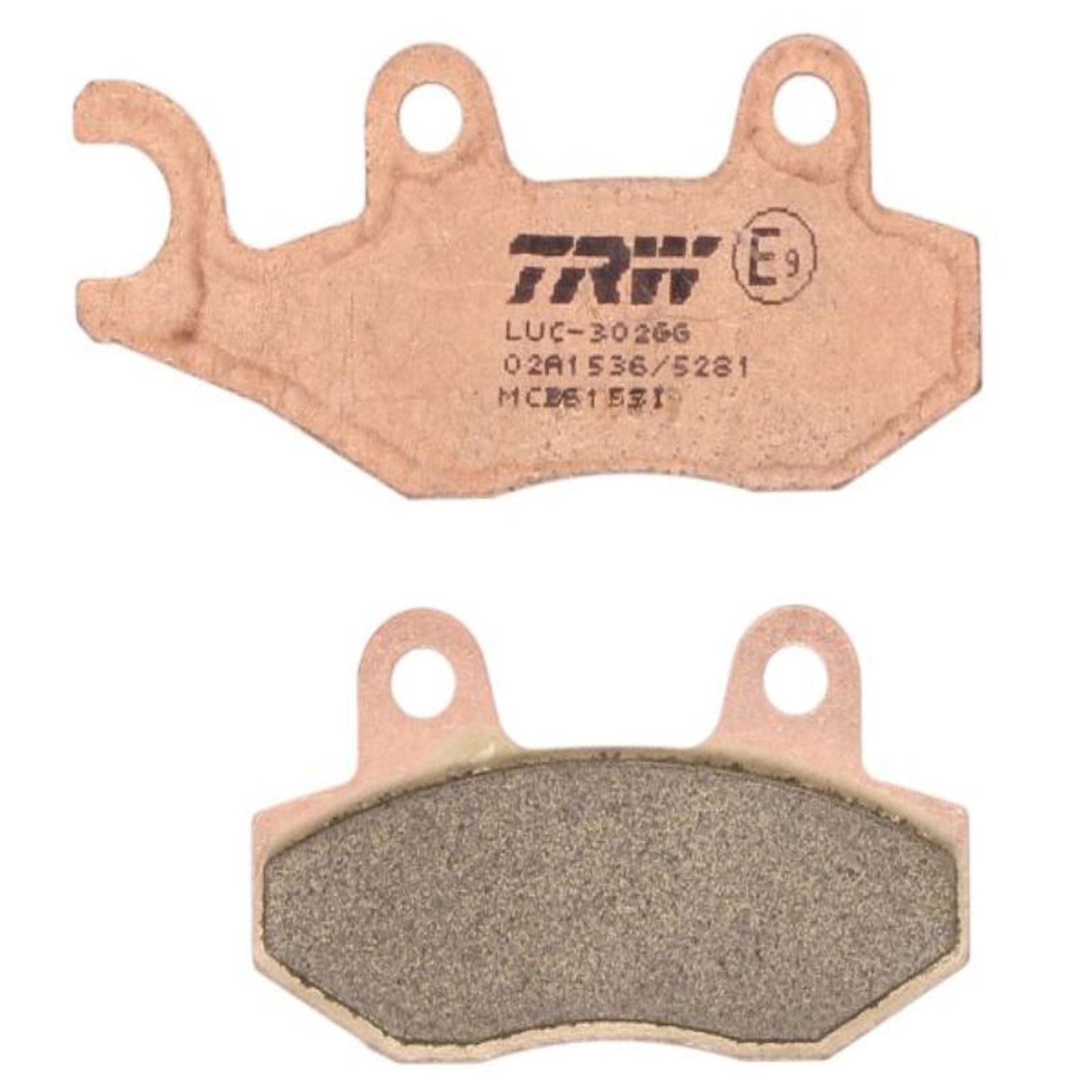 TRW MCB615SI Sintermetall Bremsbeläge für Kawasaki KLF KAF Yamaha YFM YFZ YXR Suzuki DR LT-F LT-R