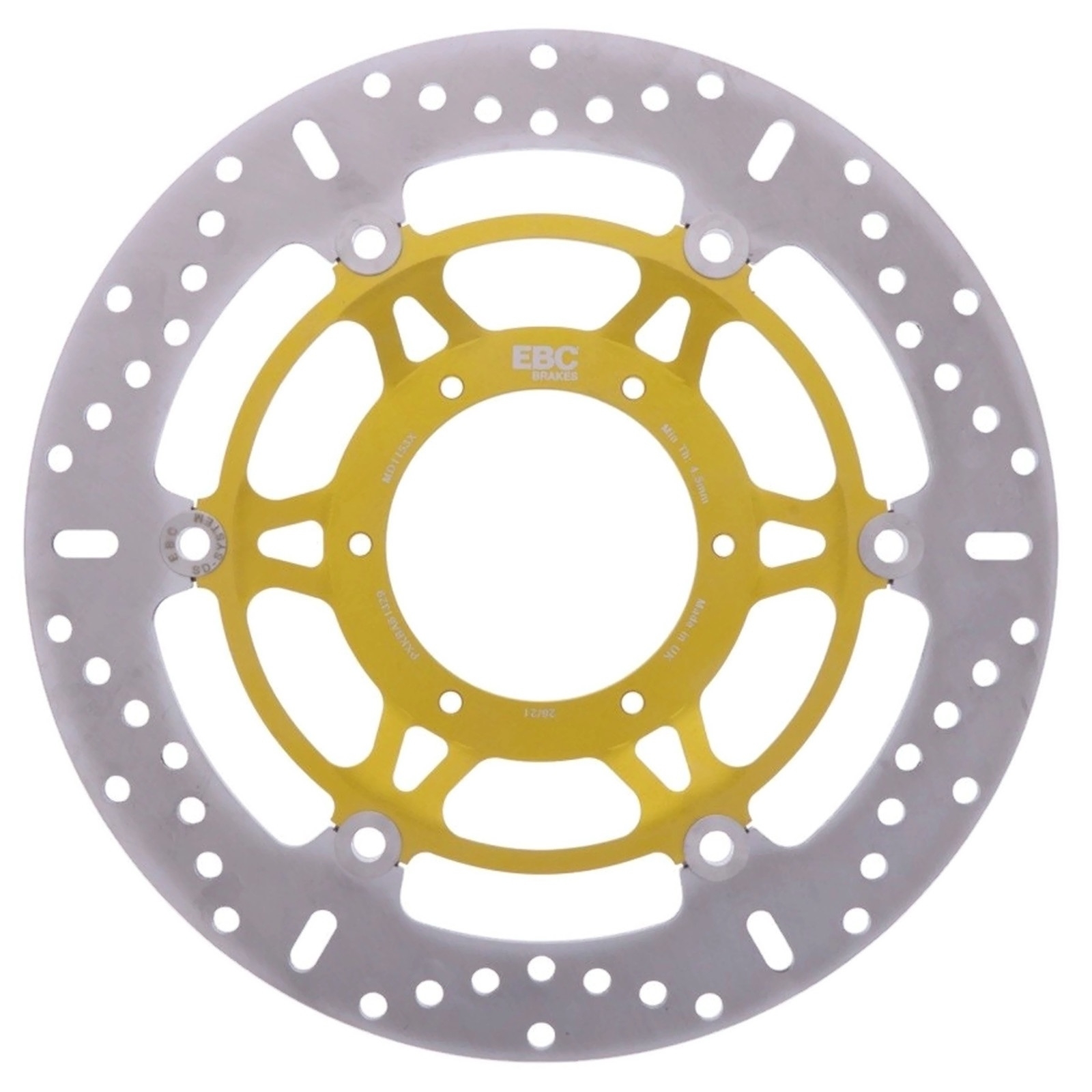 EBC Bremsscheibe X-Serie MD1153X Honda CBR 1000 RR SC57B CBR 1000 RR SC57A 2004-2005