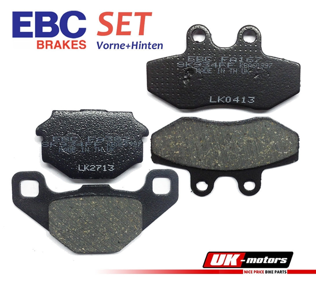 EBC Bremsbelagsatz für Aprilia Pegaso Tuareg Rally 125 Pegaso 600 vorne+hinten