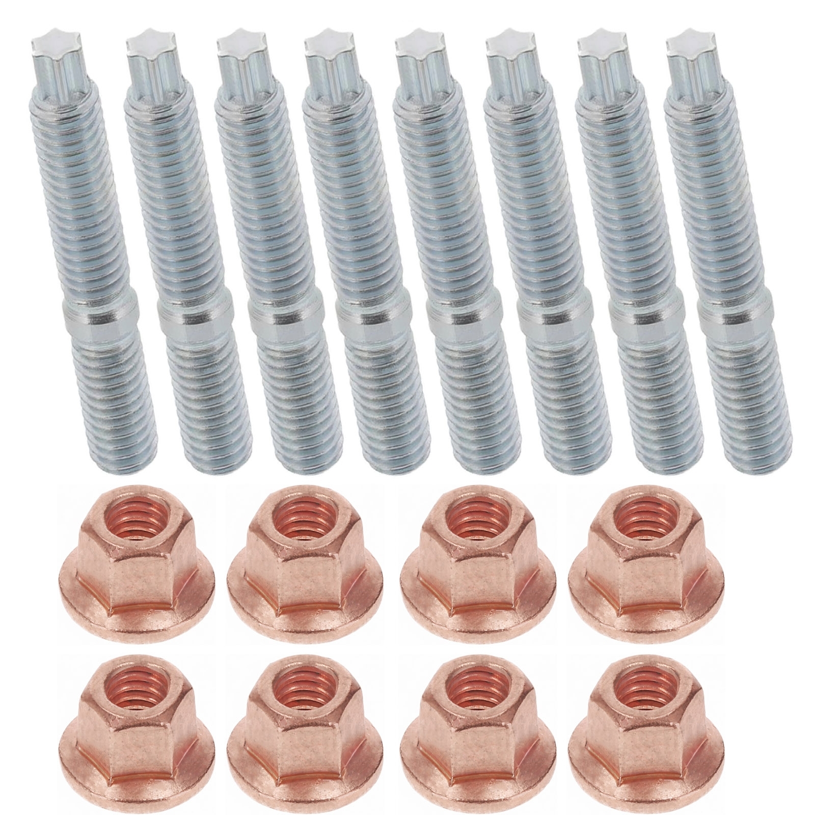 Set 8x Stehbolzen + Kupfermutter Abgaskrümmer M7 für BMW ELRING TOPRAN