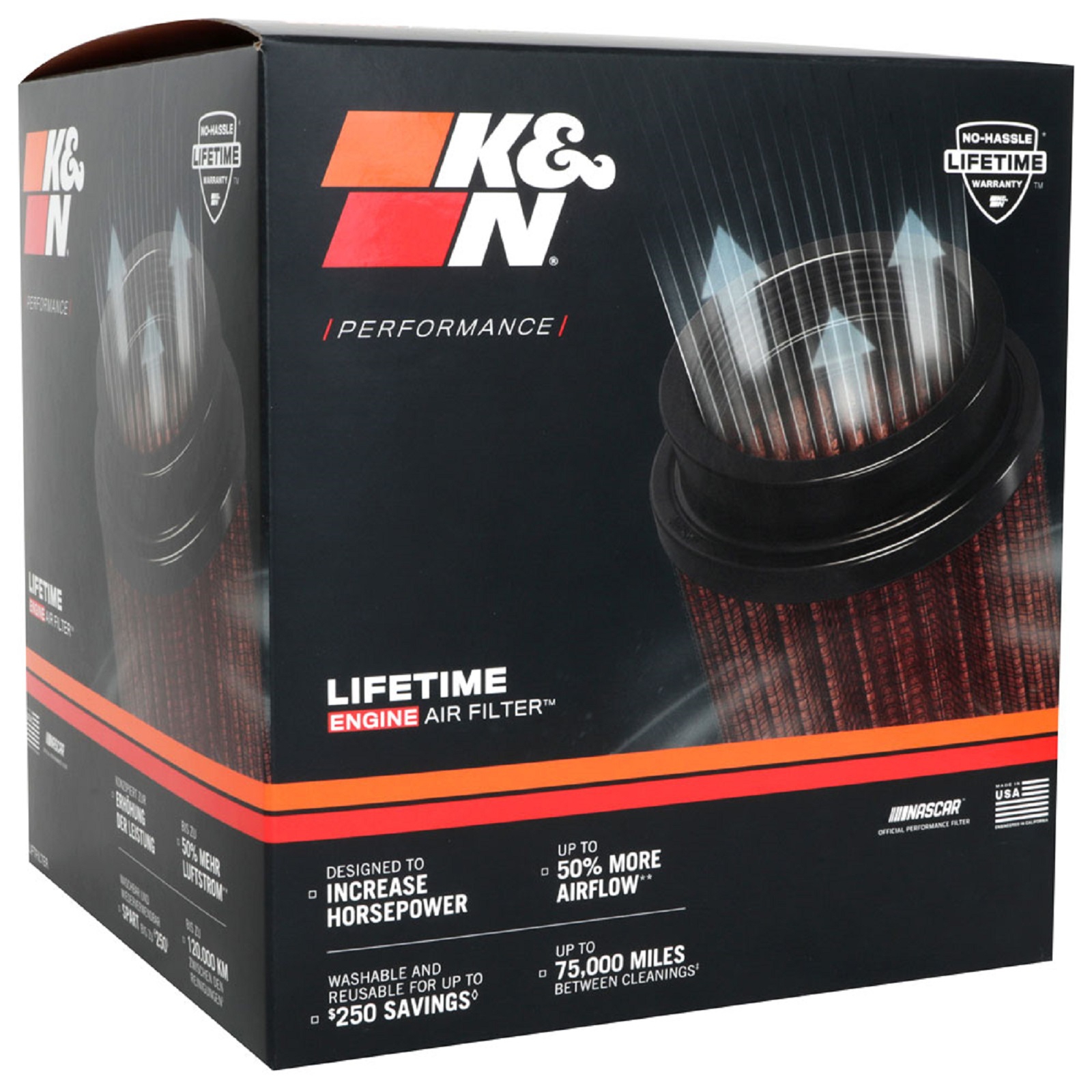 K&N Tauschluftfilter für Audi A8 S8 3.0 4.0 V8 Diesel Benziner 2017-2022