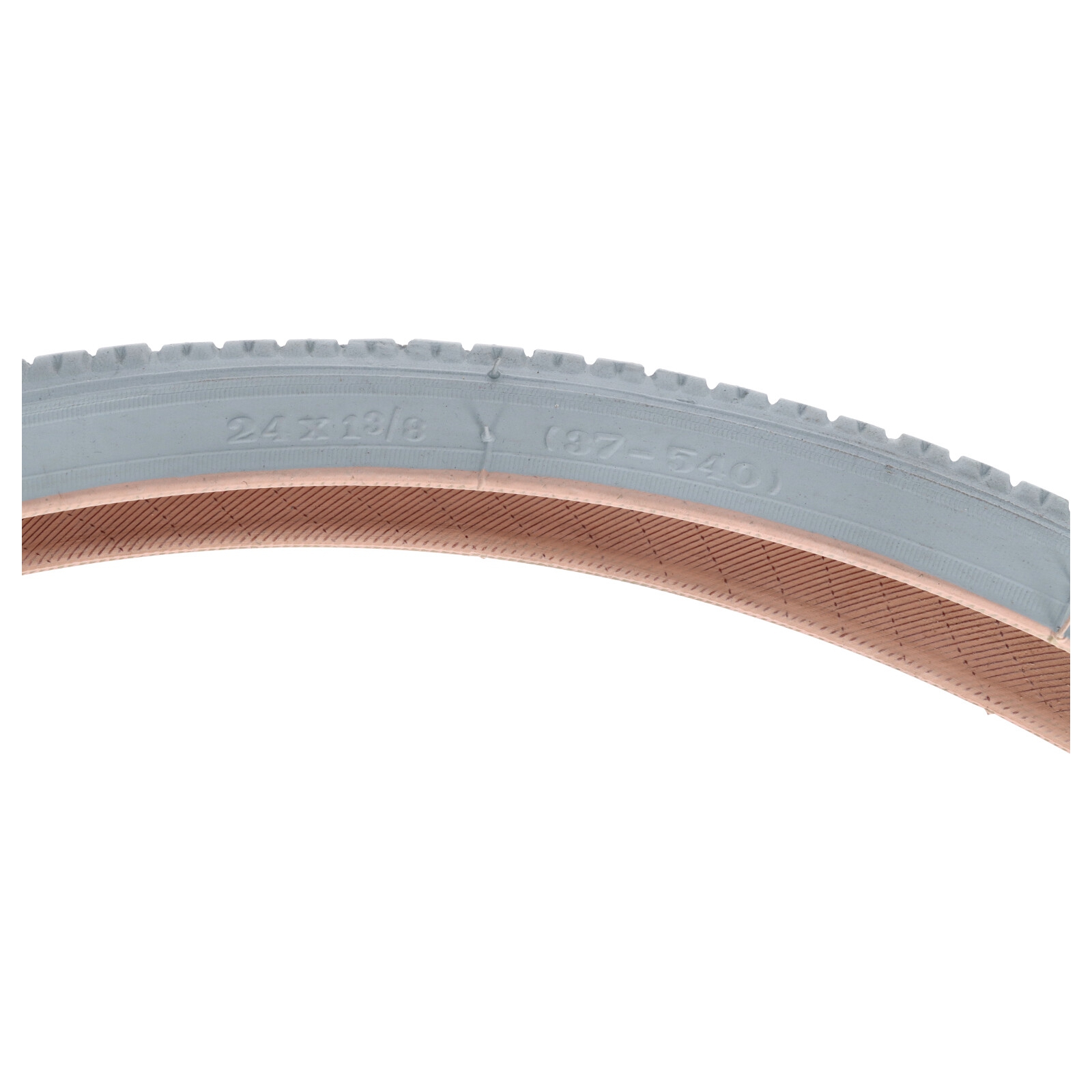 Reifen Luftreifen für Rollstuhl 24x1 3/8 37-450 VRB015 Rollstuhlreifen grau