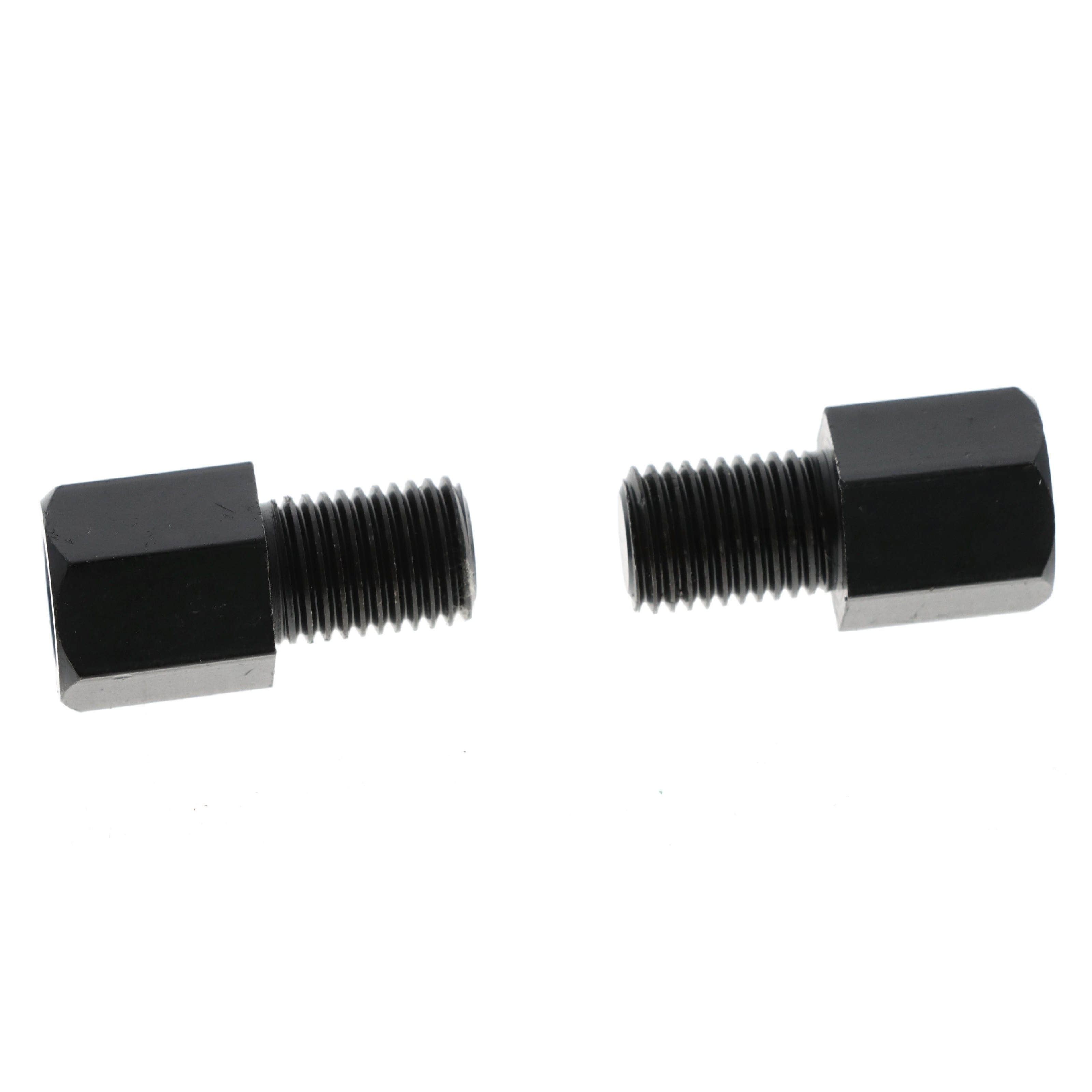 Spiegeladapter Satz M8 Rechtsgewinde auf M10 Rechtsgewinde schwarz Motorrad Roller Moped