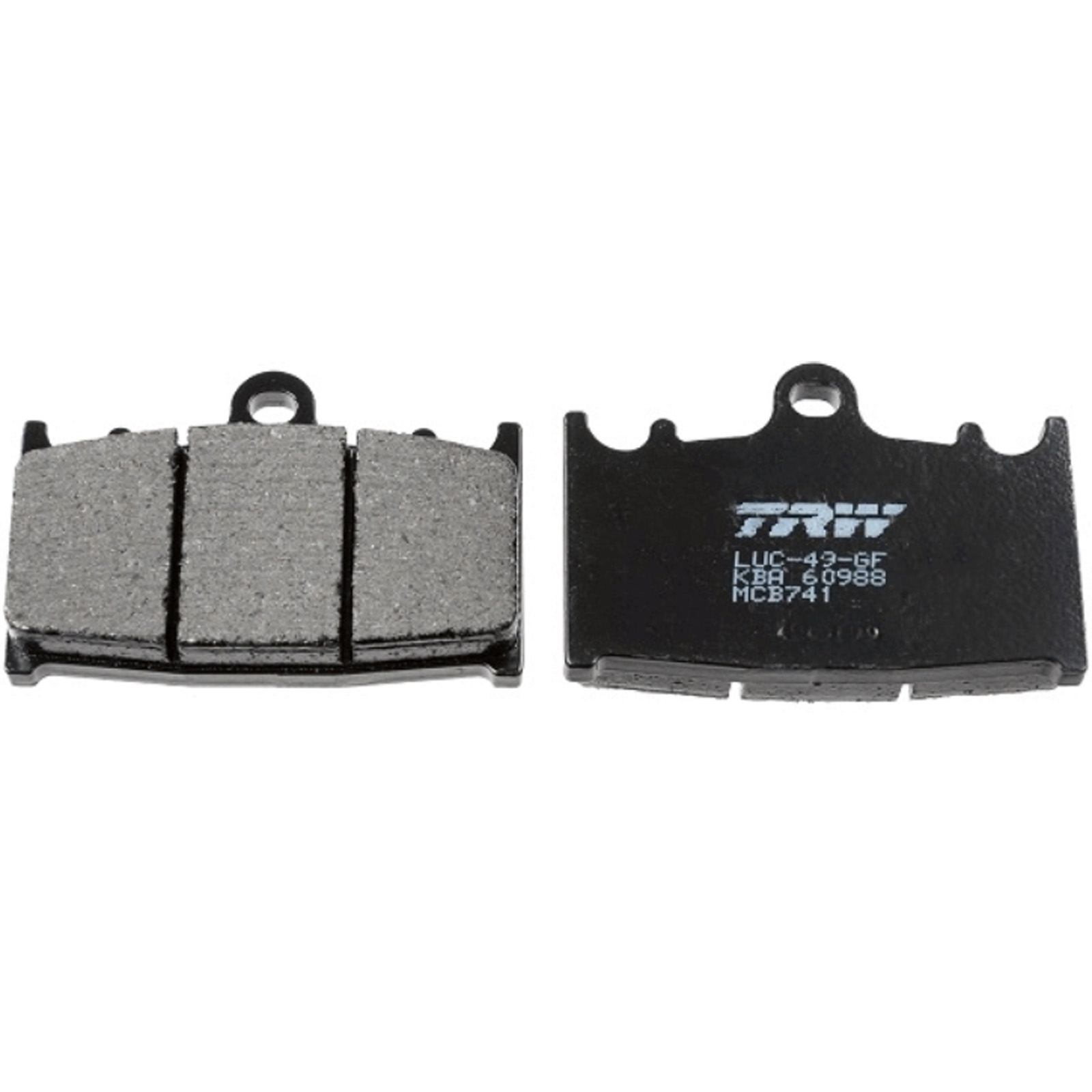 TRW MCB741 Bremsbeläge hinten für Suzuki Intruder VL1500 LC AL2111 C1500 AL2111 2002-2009