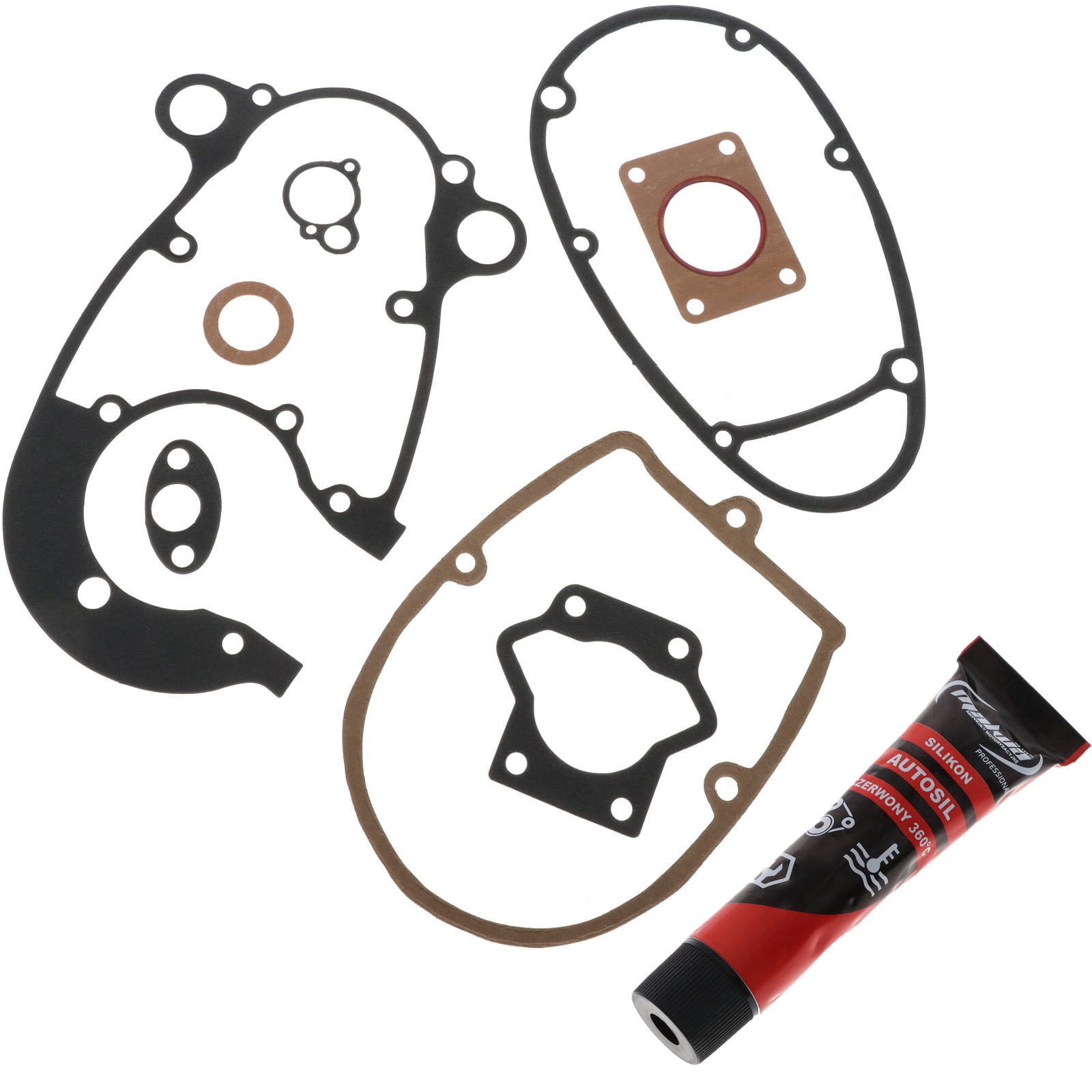 Motordichtsatz Dichtungssatz Motor für Komar MR 232 Condor ZZR S38 +Silikondichtmasse 360°