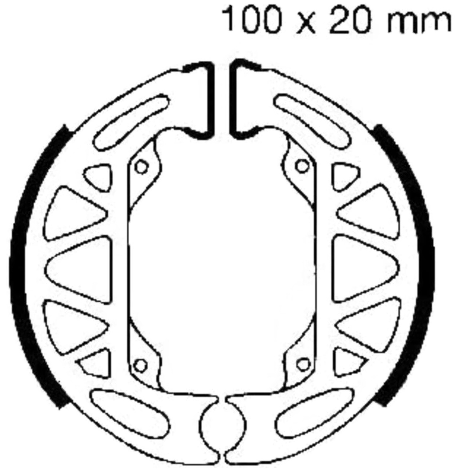 EBC Bremsbacken 806