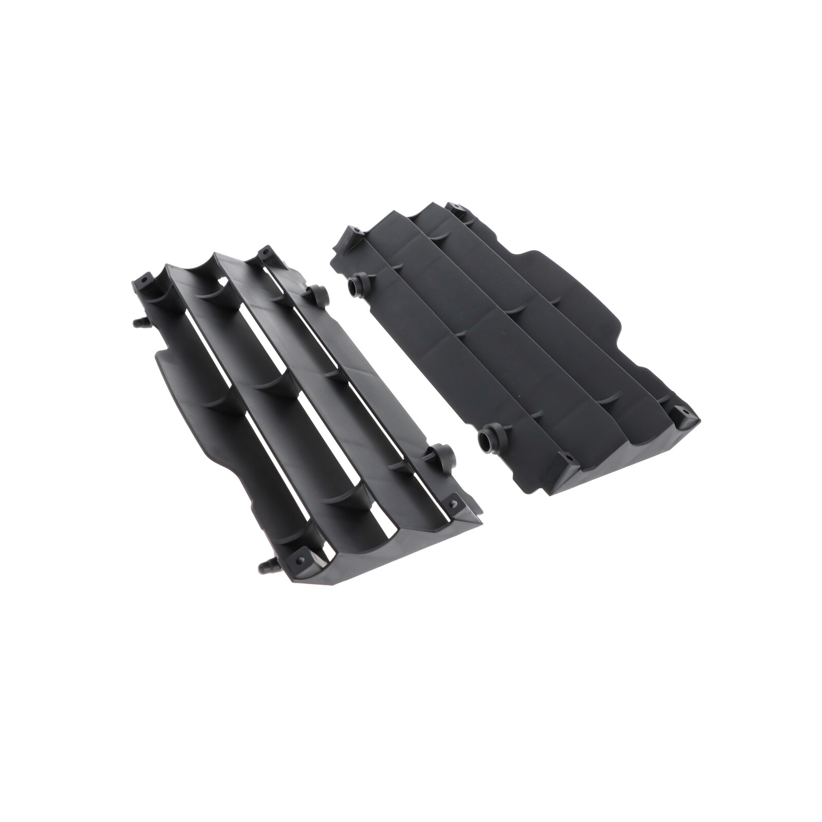 Polisport 8455300001 Kühlerlamellen schwarz für KTM SX SX-F EXC EXC-F Husqvarna FC FE TC TE