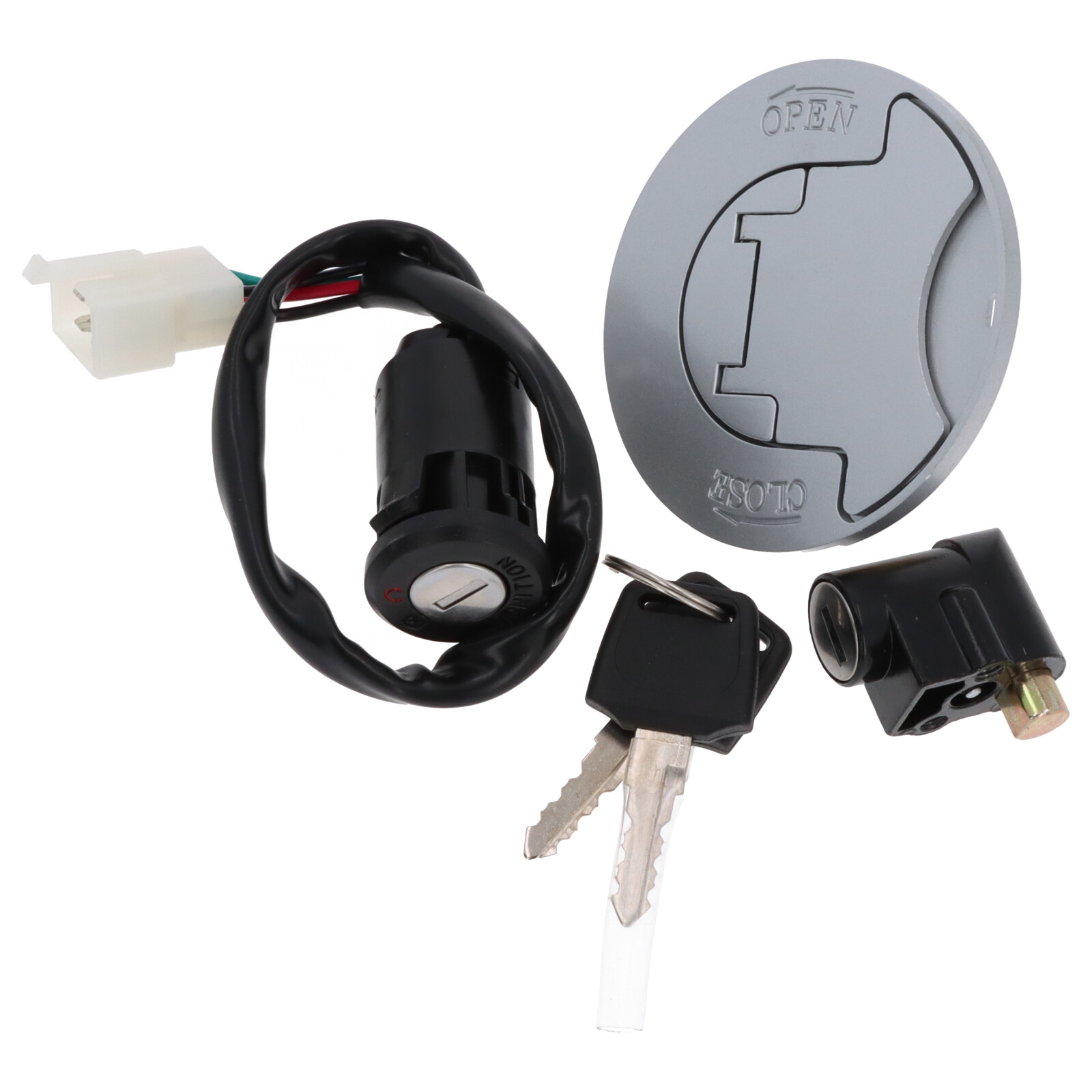 Schlosssatz Zündschloss Lenkradschloss Quad ATV Bashan 200 BS200S-7 BS250-7
