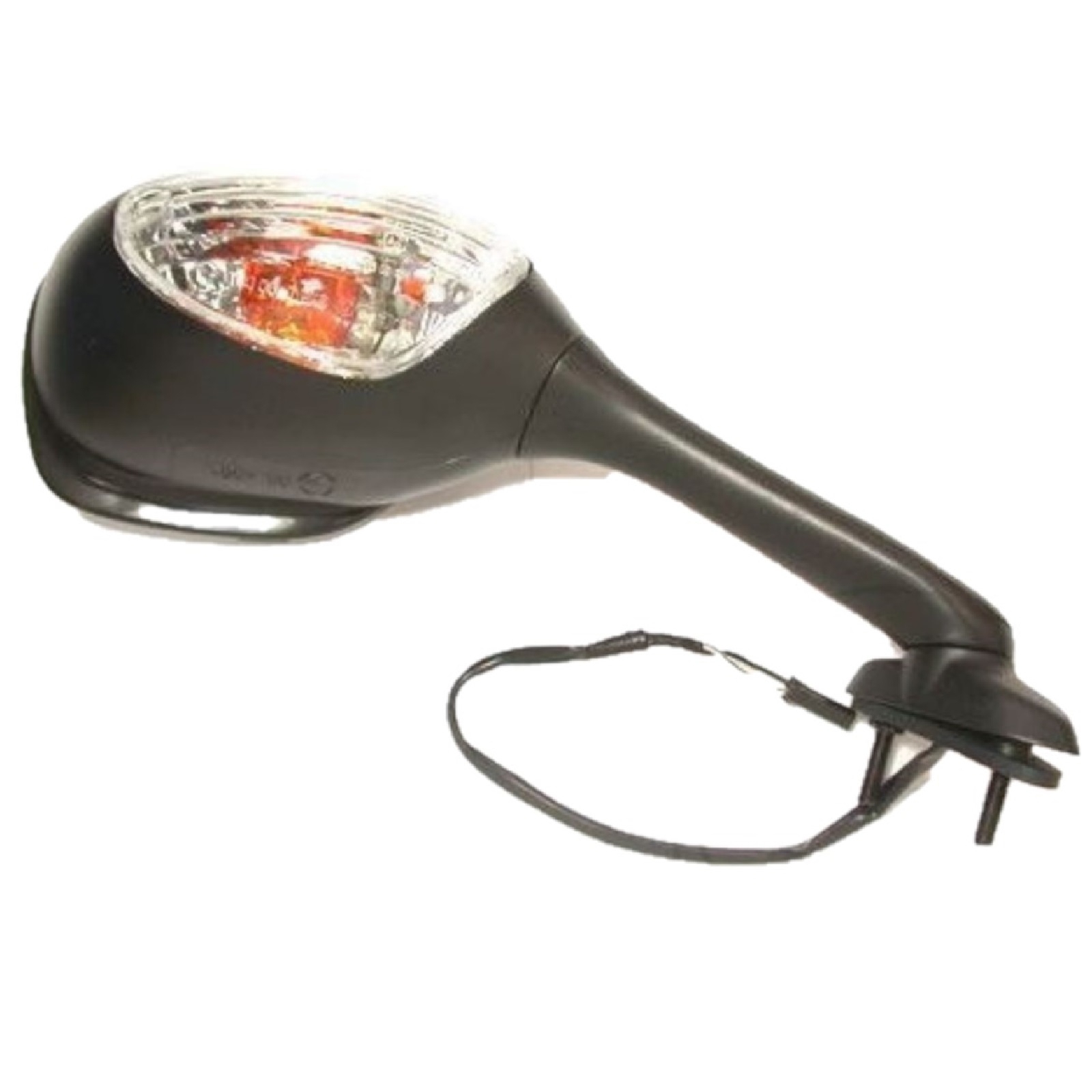 Verkleidungsspiegel Paar für Suzuki GSX-R 600 2006-2010 750 2006-2010 1000 2005-2010 aus Kunststoff in schwarz e-geprüft