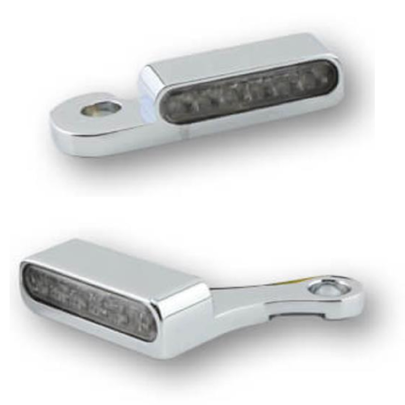 LED Armaturen Blinker Paar silber von HeinzBikes