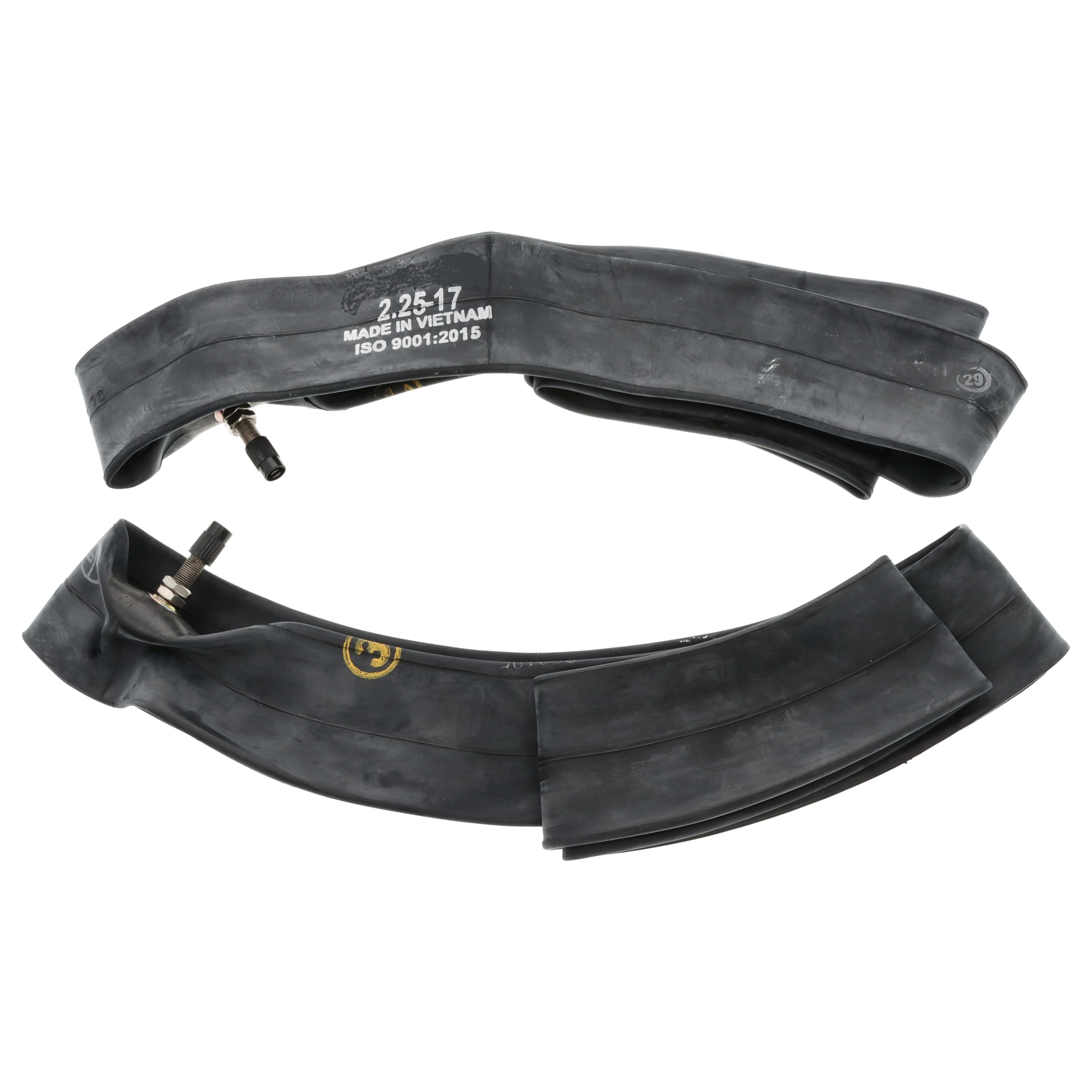 2x Schlauch 2.25-17" TR4 Mofa Moped Roller Motorrad für Hercules Kreidler Zündapp