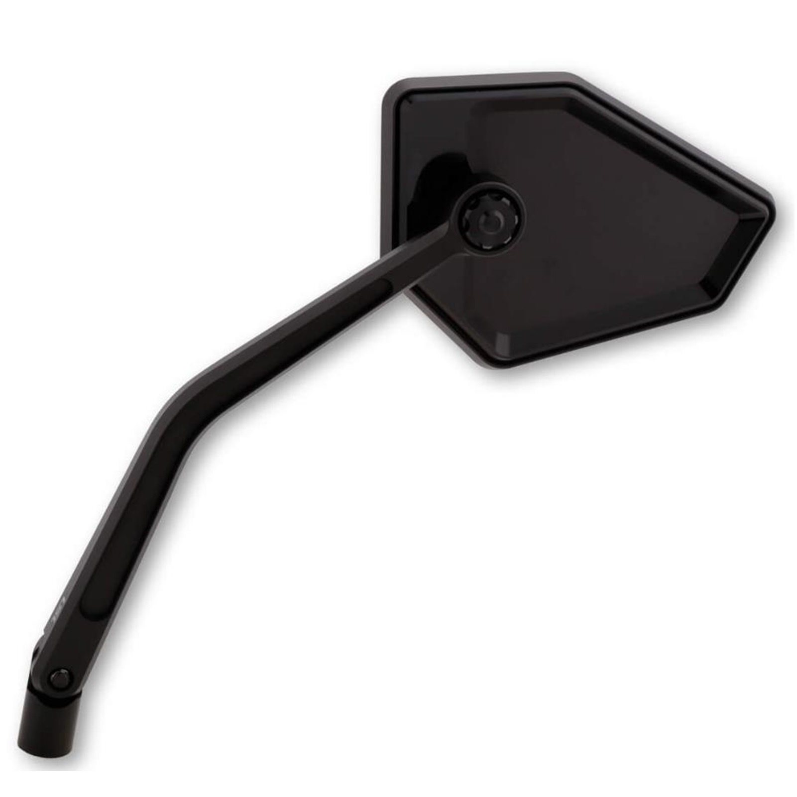 Spiegelpaar passt für viele Fahrzeuge aus Aluminium in schwarz mit M10 Gewinde Beidseitig montierbar