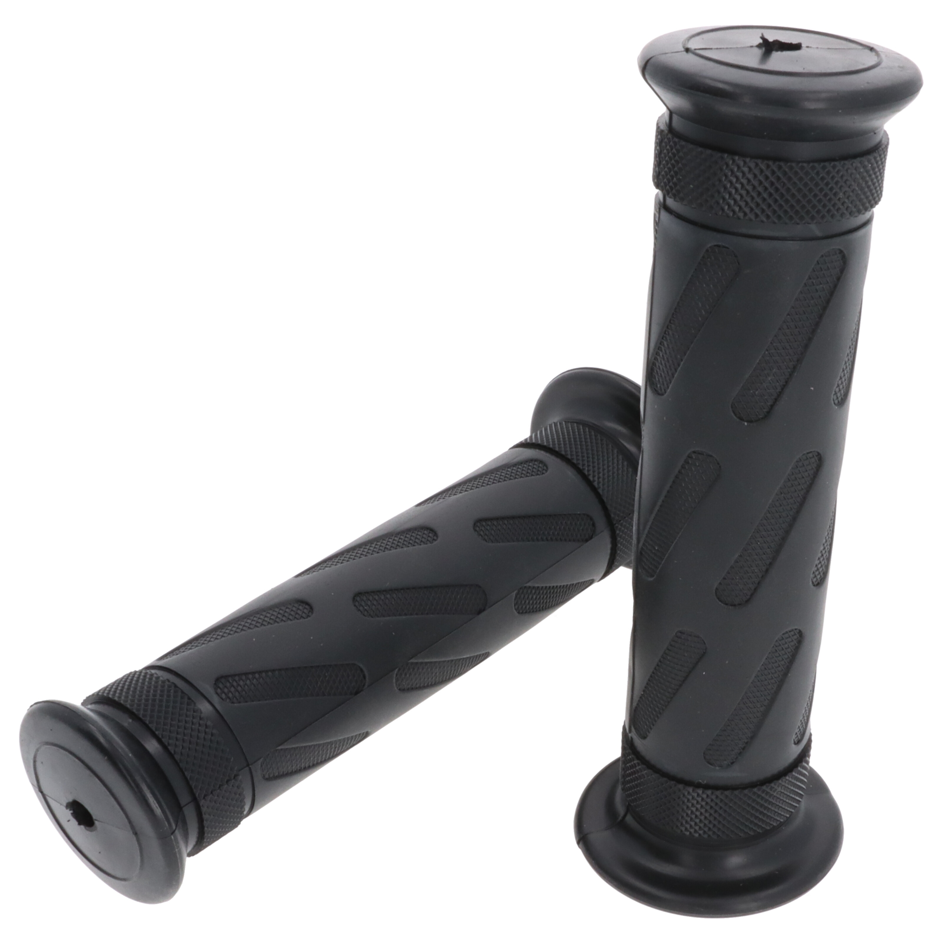 Griffgummi-Paar 21/25mm schwarz 133mm Motorrad Roller Griffe