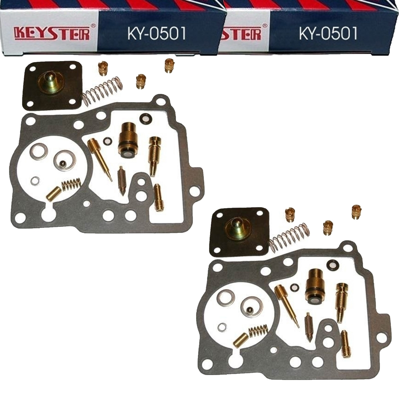 2x Keyster KY-0501 Vergaser Reparatursatz für Yamaha XZ 550 /S 1982 - 1984 11U